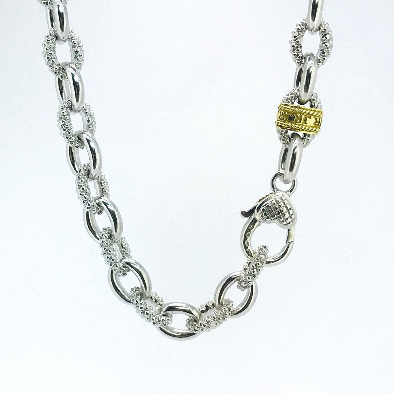 Judith Ripka Small Logo Fontaine Link Necklace