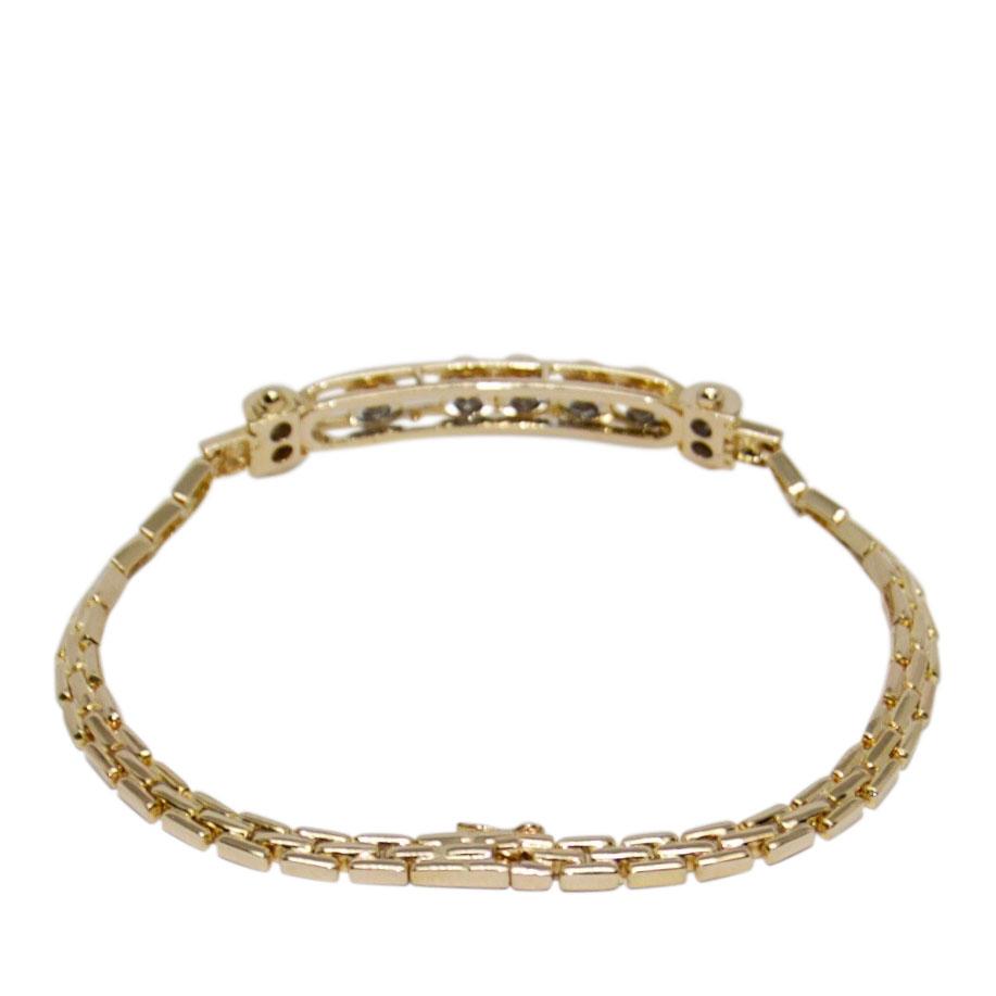 Link Bracelet with Sliding Diamond Bar