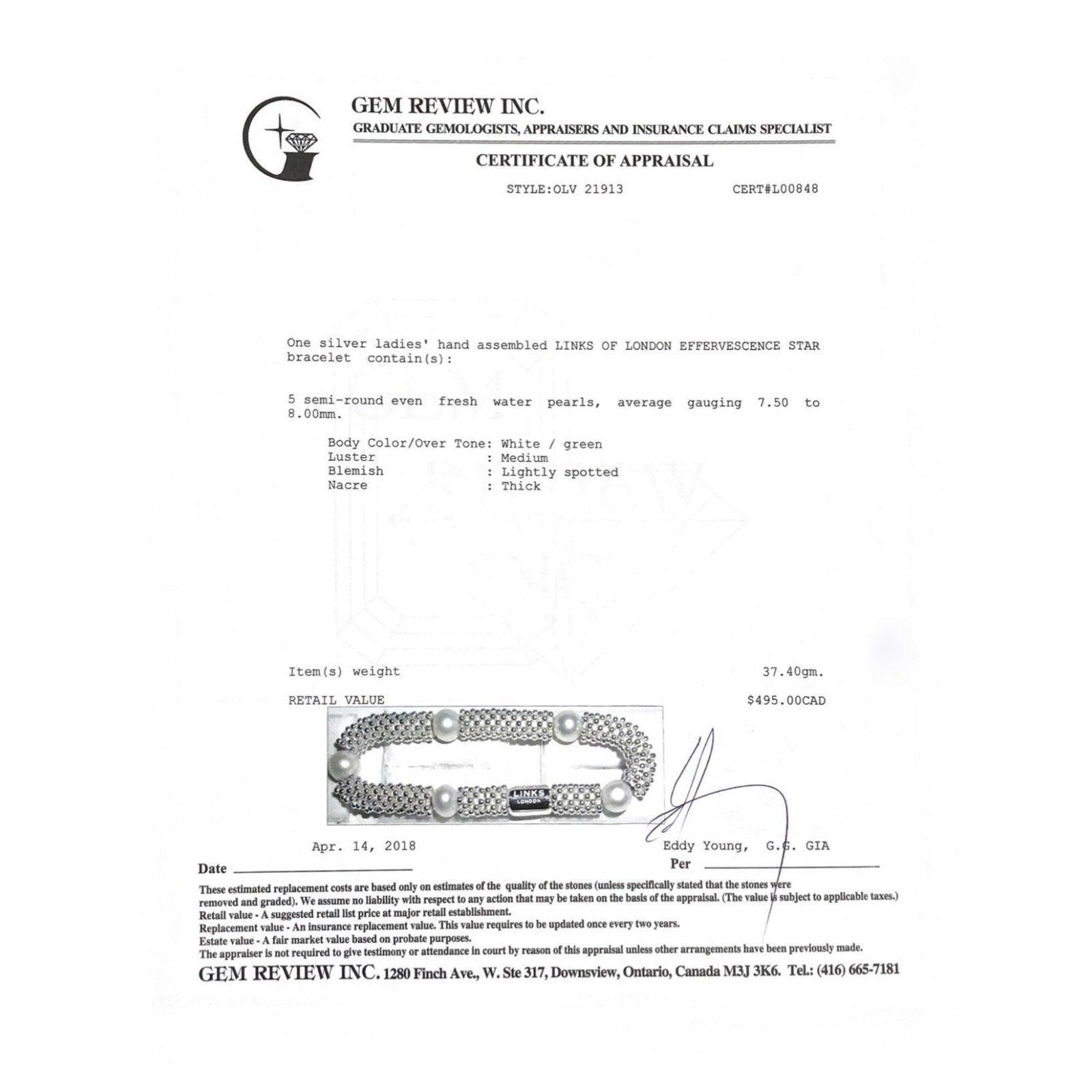 Links Of London Effervescence Star Bracelet