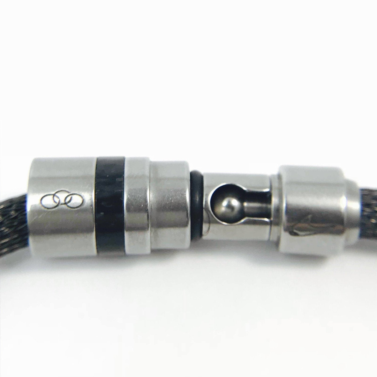 Links Of London Woven Mesh Carbon Fibre McLaren Sport Bracelet