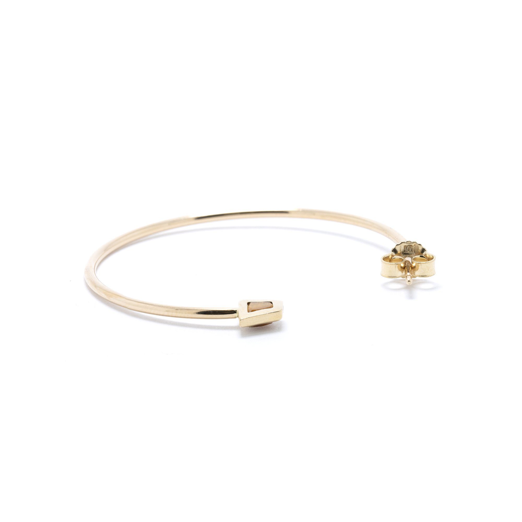 Links of London 18K Gold Tiger’s Eye Hoop Earrings