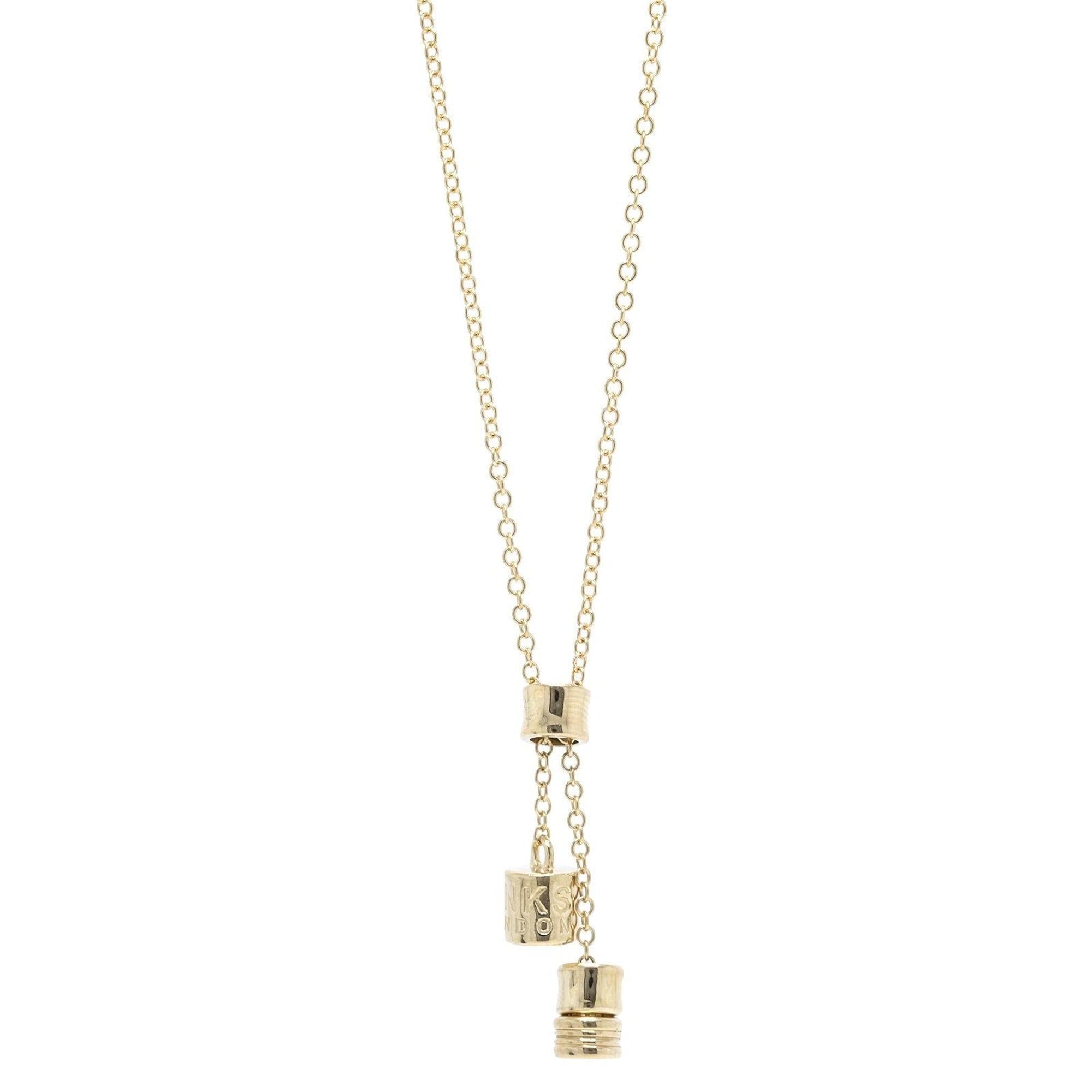 Links of London 18k Gold Drop Pendant Necklace
