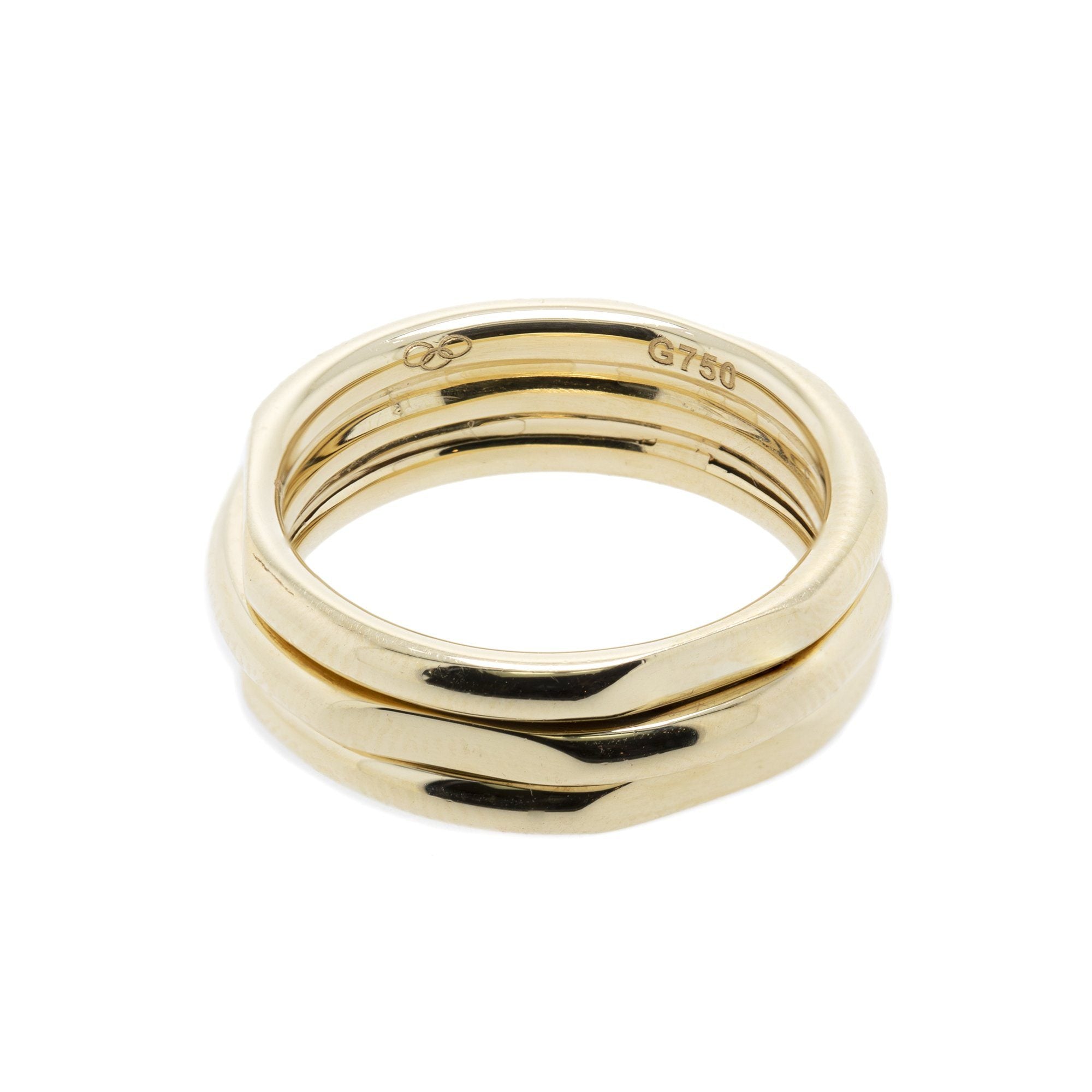 Links of London 18k Gold and Diamond 20/20 Classic Ring