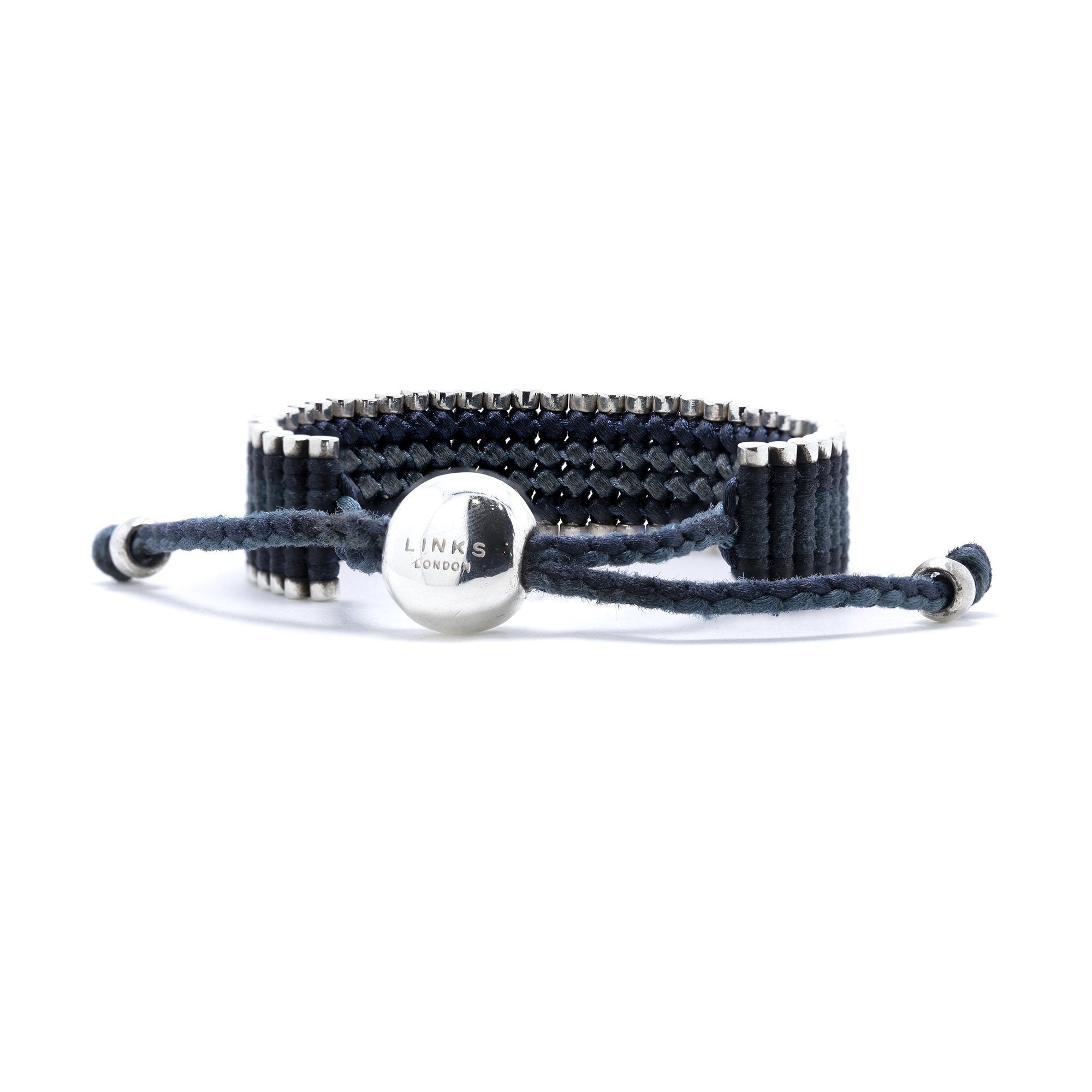 Links of London Black & Blue Friendship Bracelet