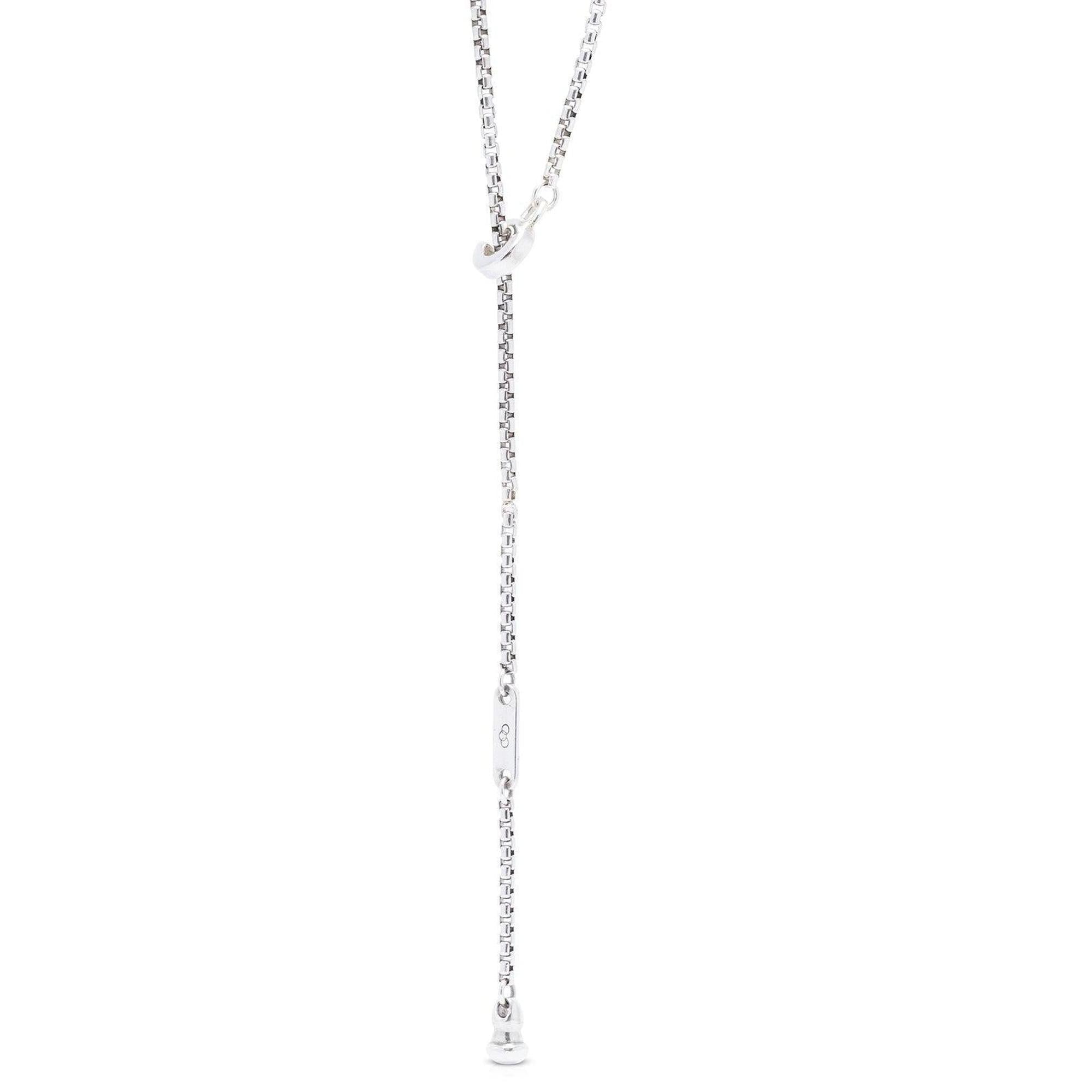 Links of London Box Chain Lariat Necklace