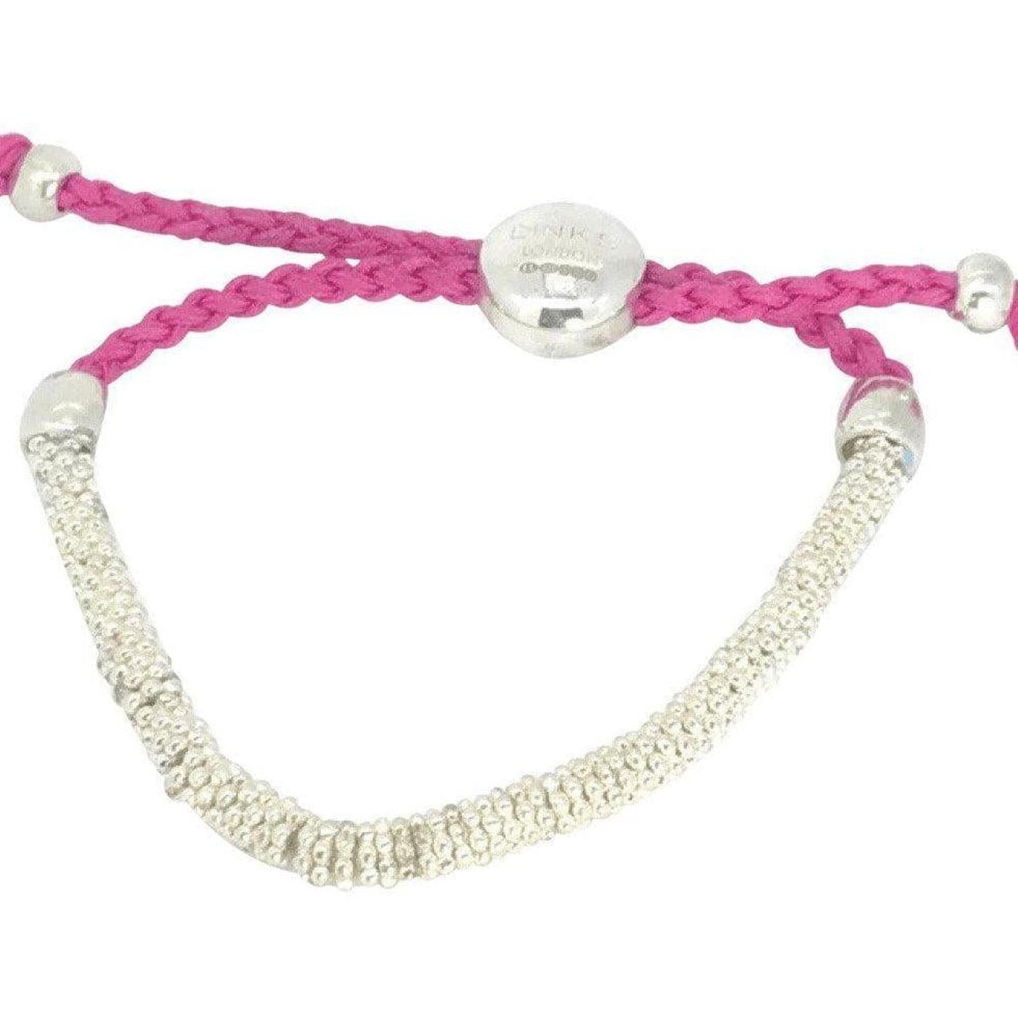 Links of London Effervescence XS Pink Cord Bracelet