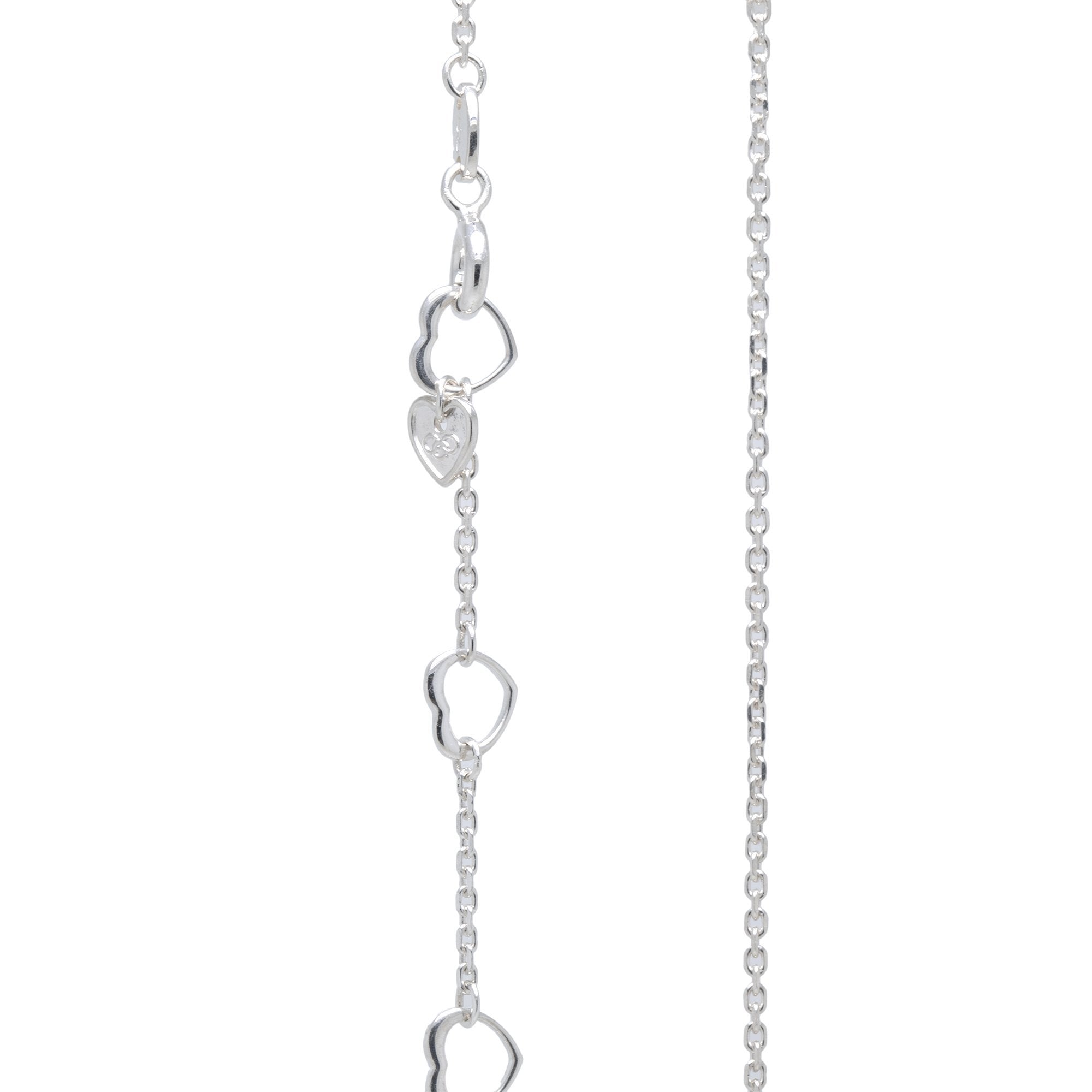 Links of London Love Note White Sapphire Pendant Necklace