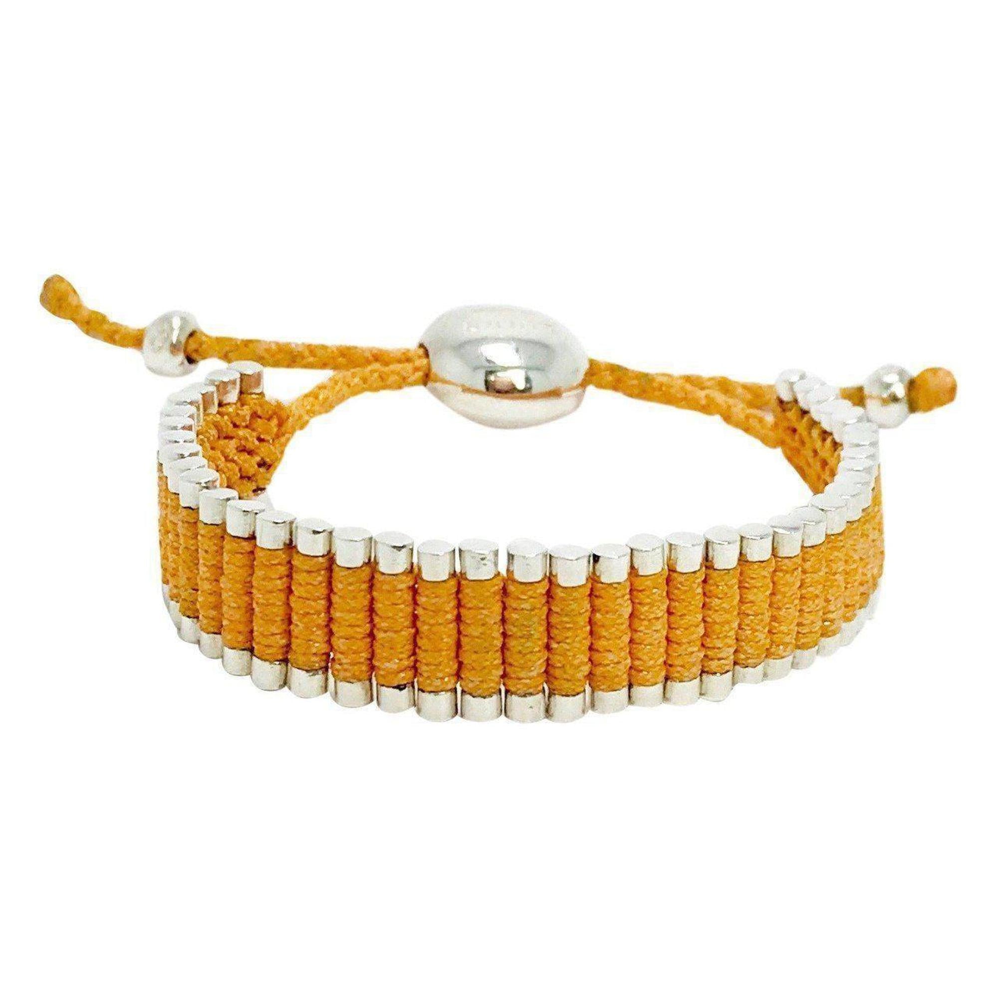 Links of London Orange Cord Friendship Bracelet