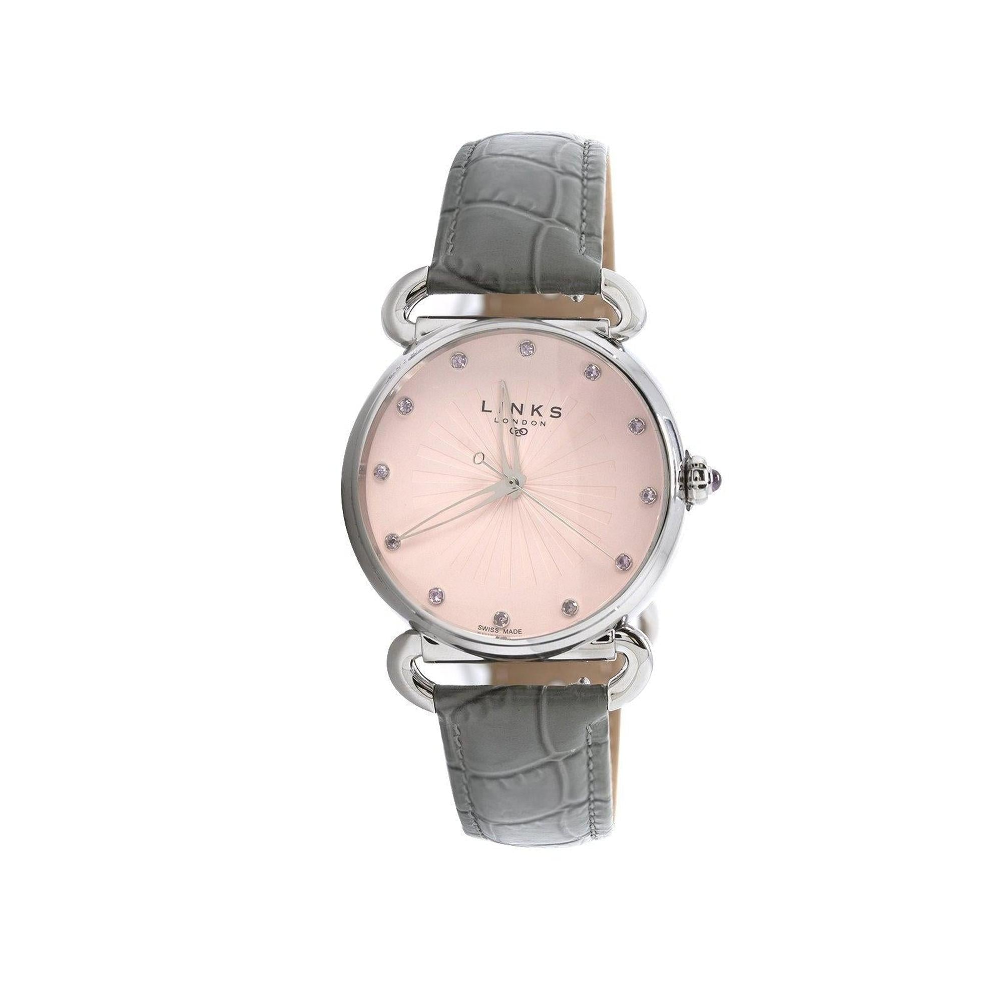 Links of London Pink Sapphire Driver Watch w/ Box