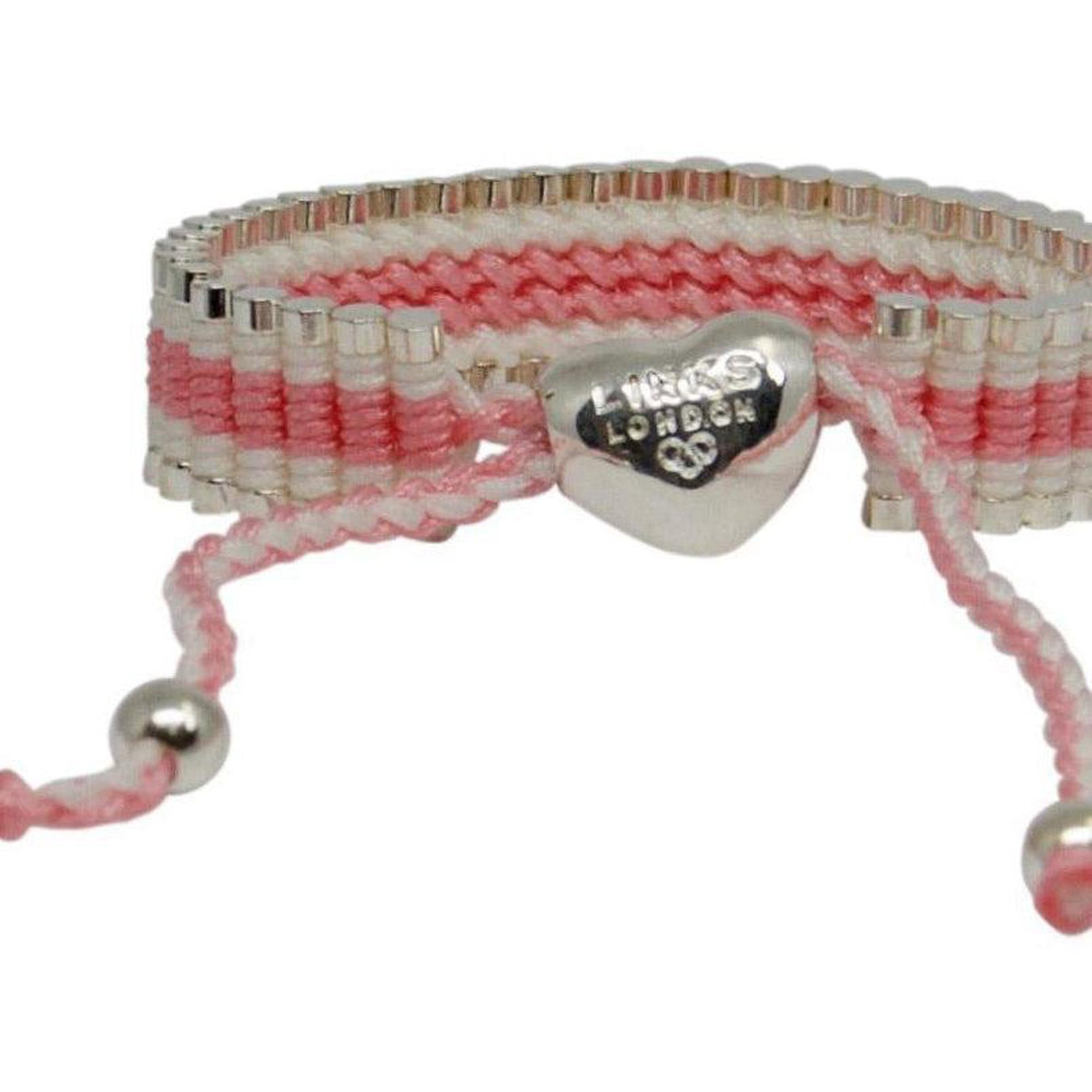 Links of London Pink and White Friendship Bracelet