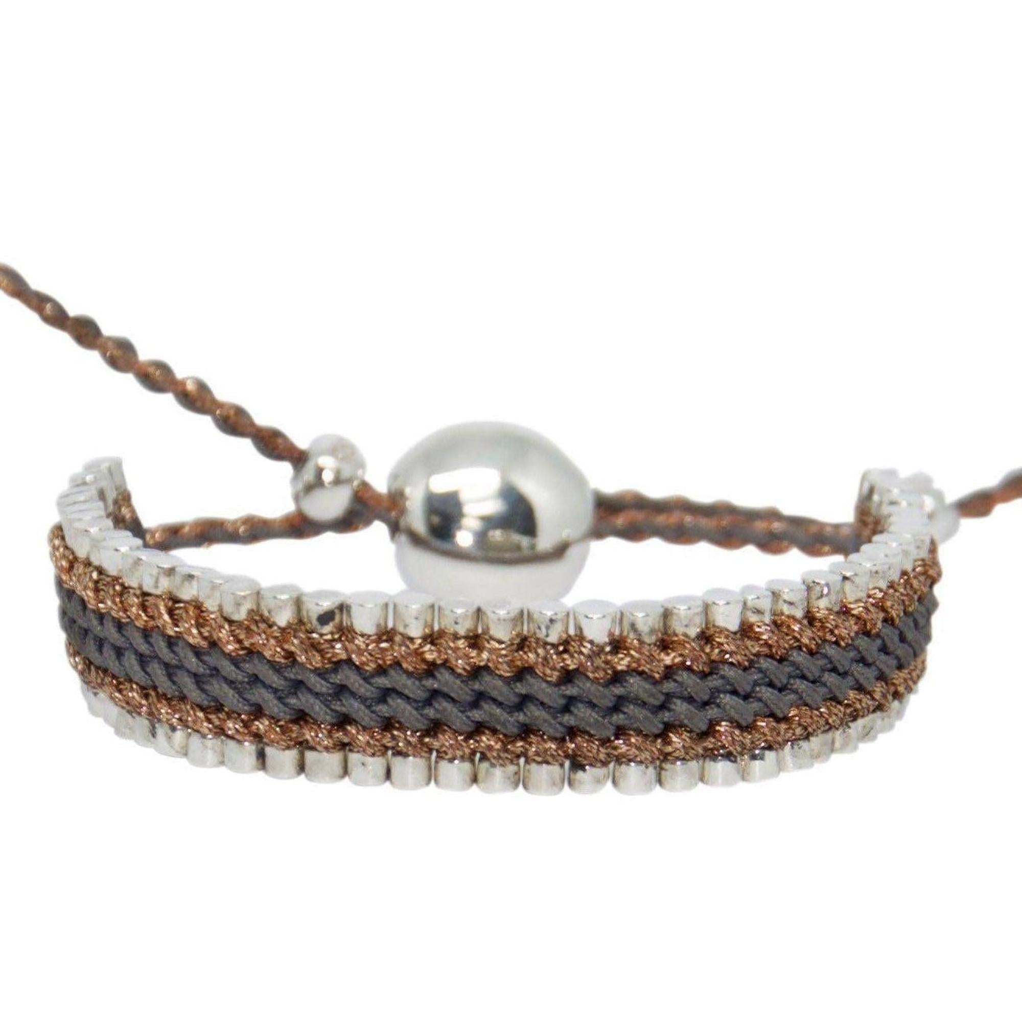 Links of London Silver and Gold Friendship Bracelet