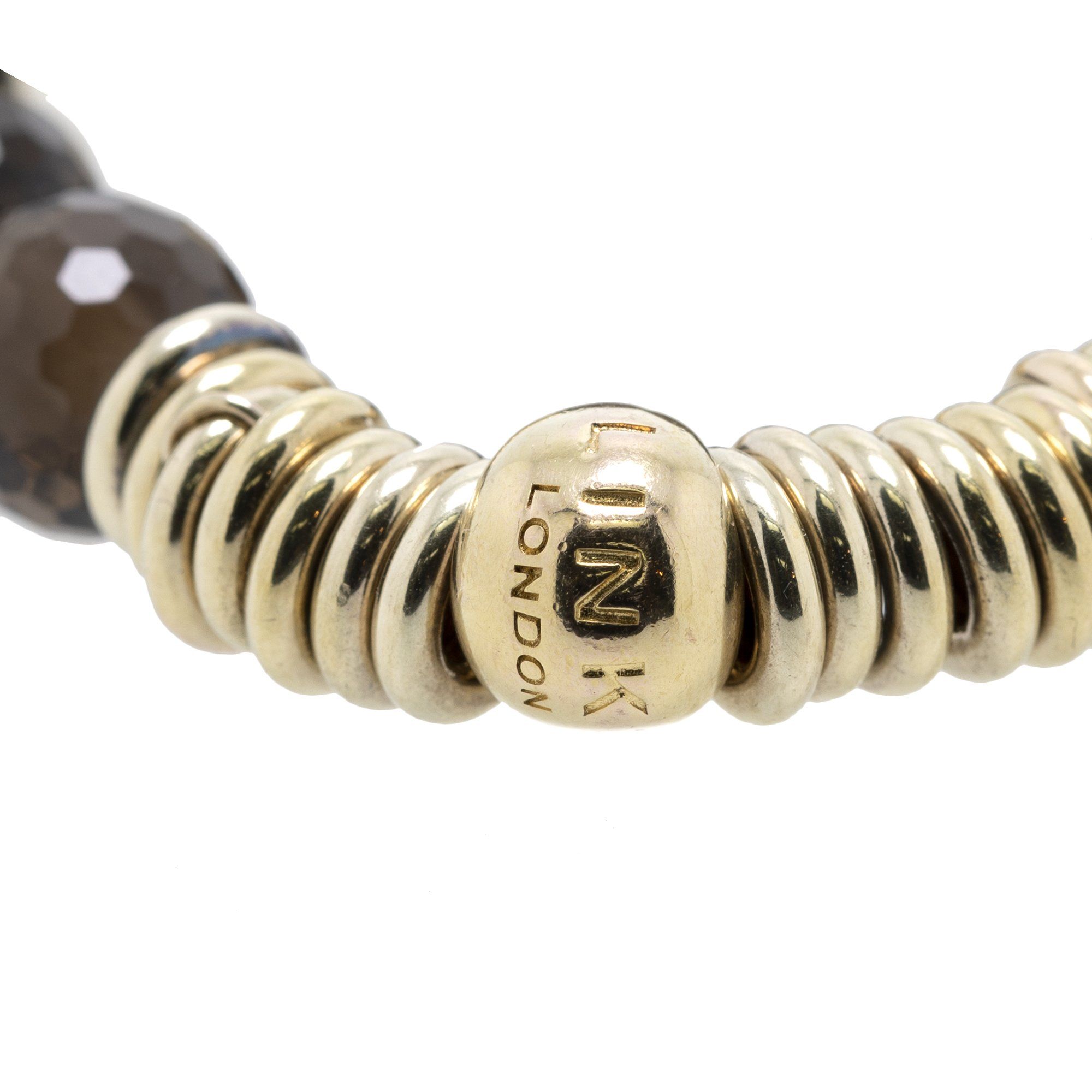 Links of London Smoky Quartz Sweetie Charm Bracelet