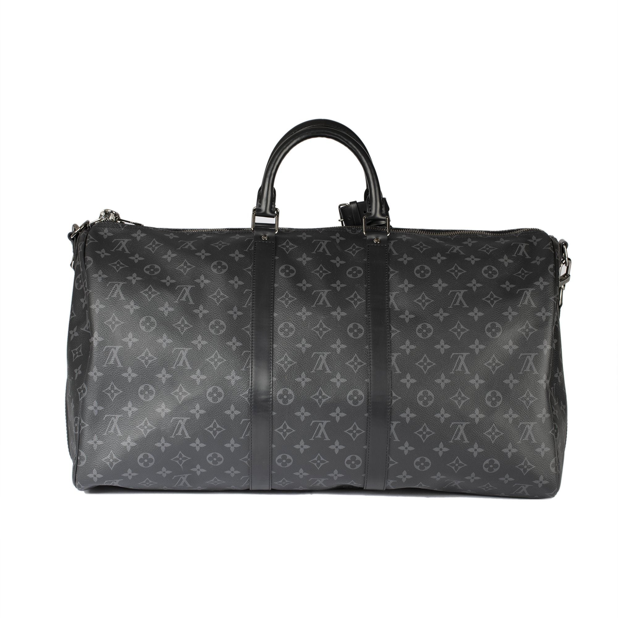 Louis Vuitton 2019 Monogram Eclipse Keepall Bandouliere 55