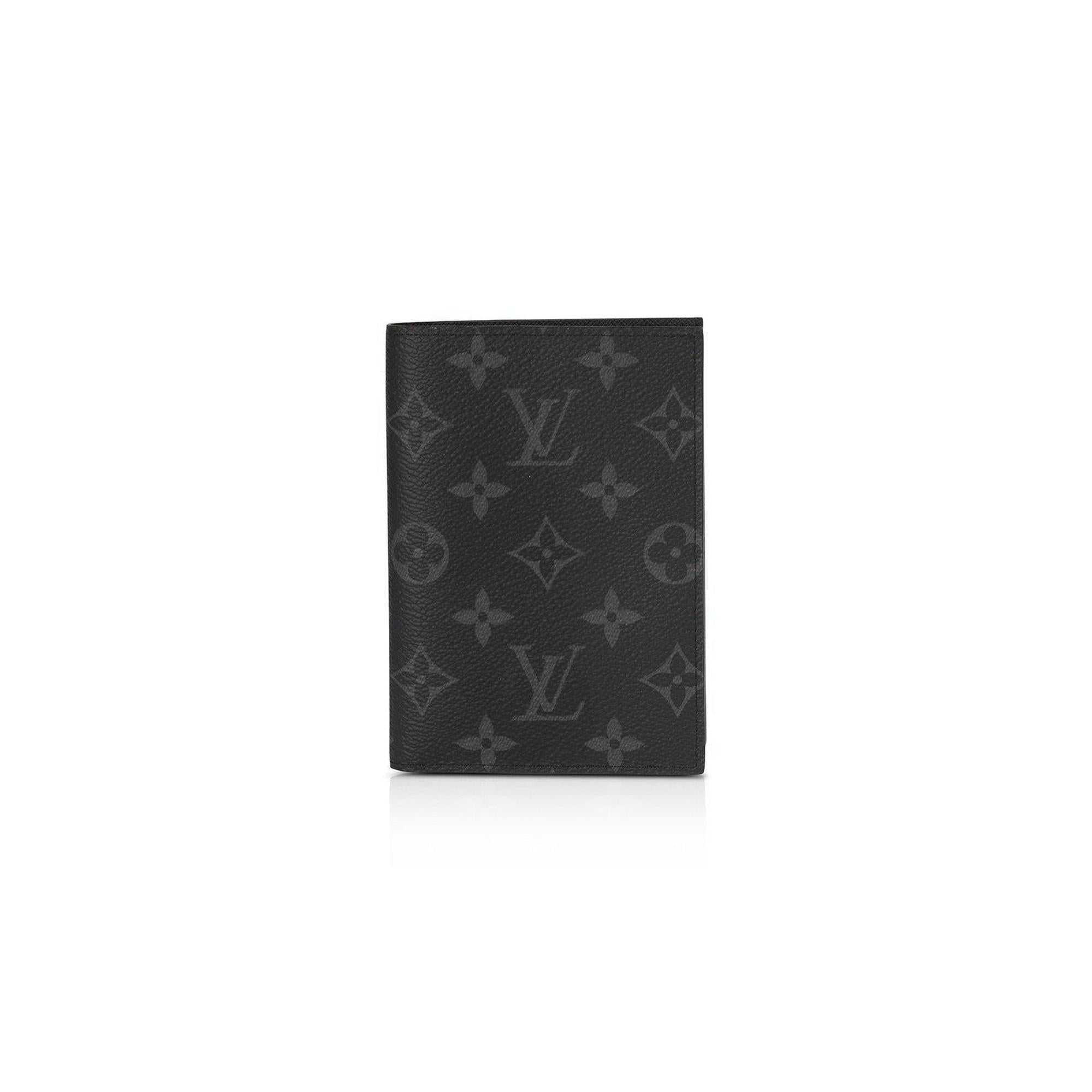 Louis Vuitton 2019 Monogram Eclipse Passport Cover
