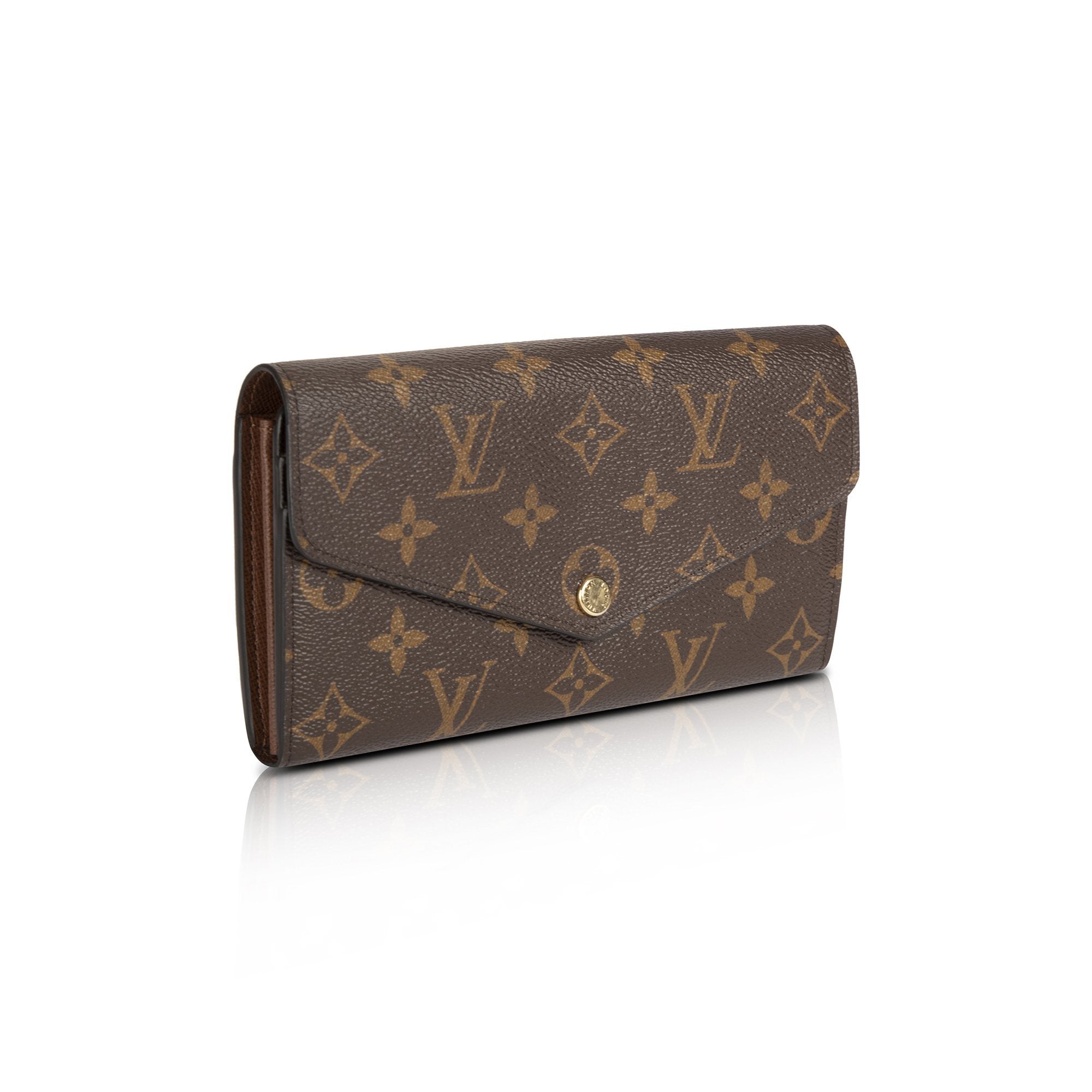 Louis Vuitton 2019 Monogram Sarah Wallet w/ Box & Receipt