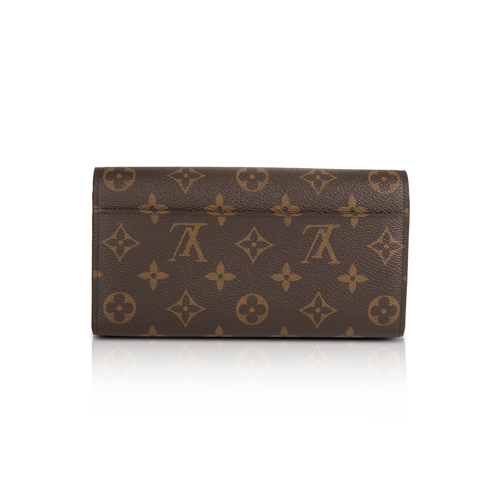 Louis Vuitton 2019 Monogram Sarah Wallet w/ Box & Receipt