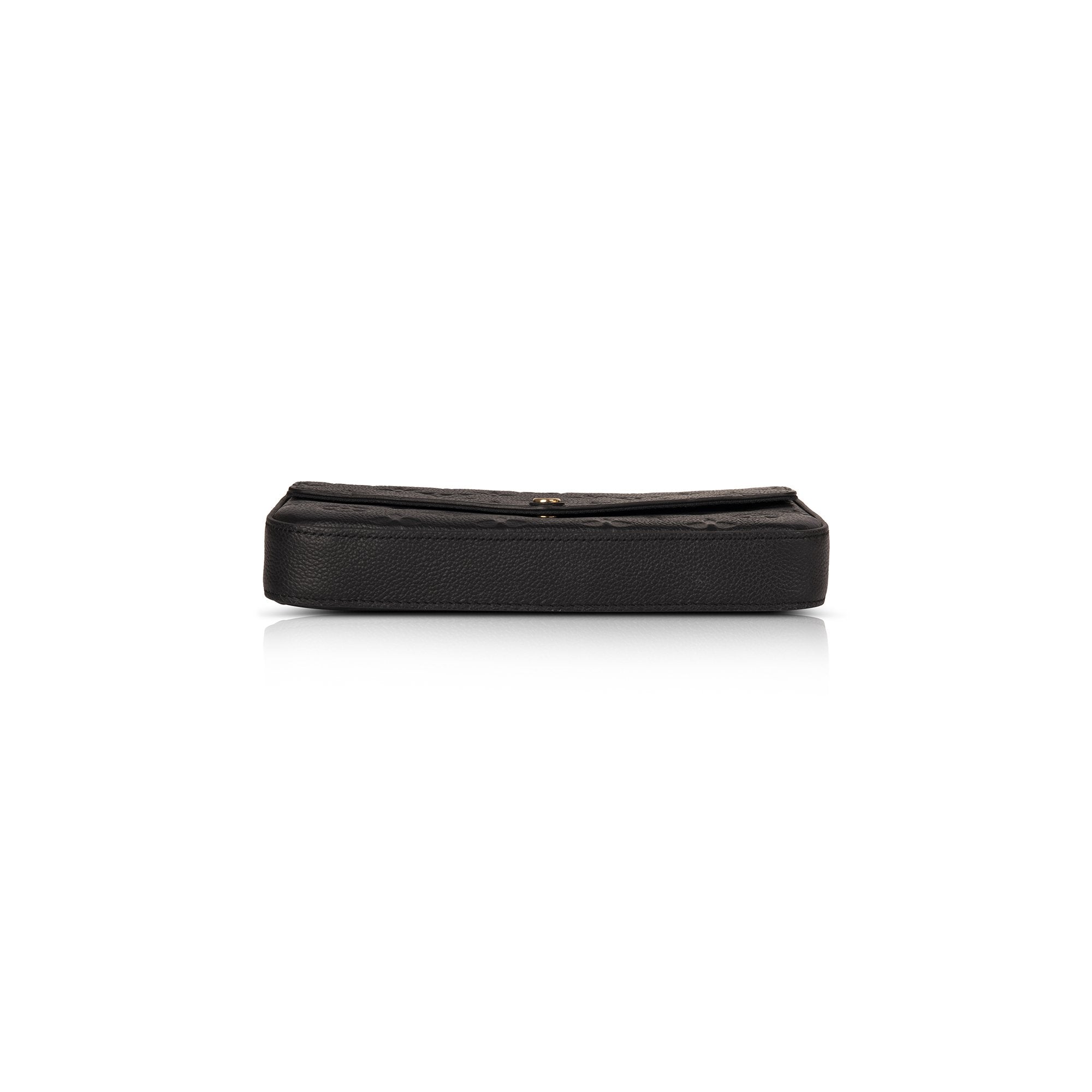 Louis Vuitton 2020 Black Monogram Empreinte Felicie Pochette Bag