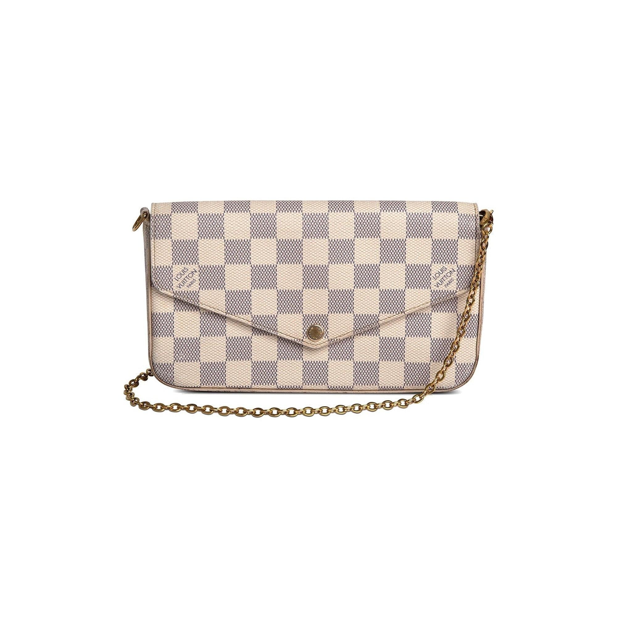 Louis Vuitton 2020 Damier Azur Felicie Pochette Bag