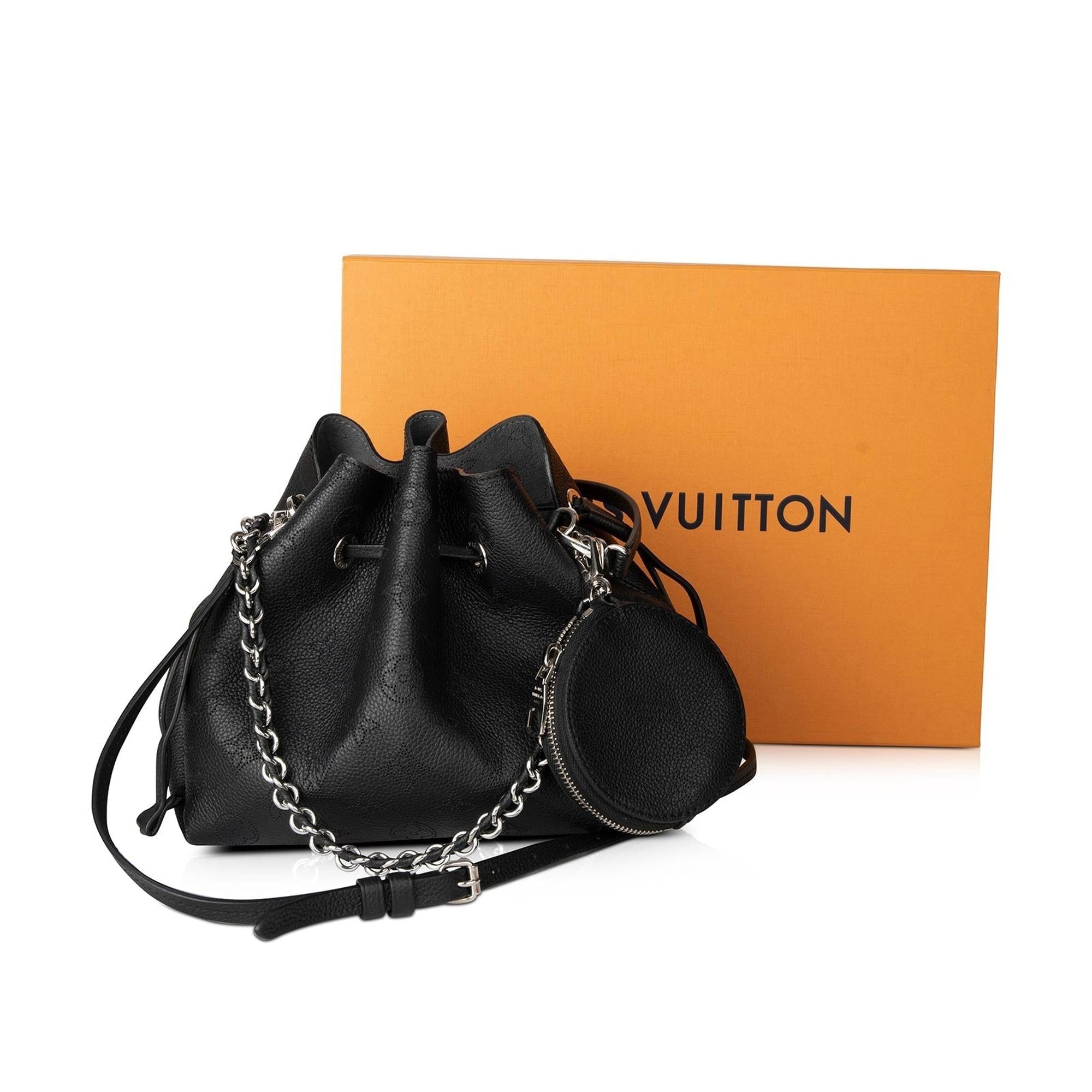 Louis Vuitton 2020 Mahina Leather Bella Bucket Bag w/ Box & Pouch