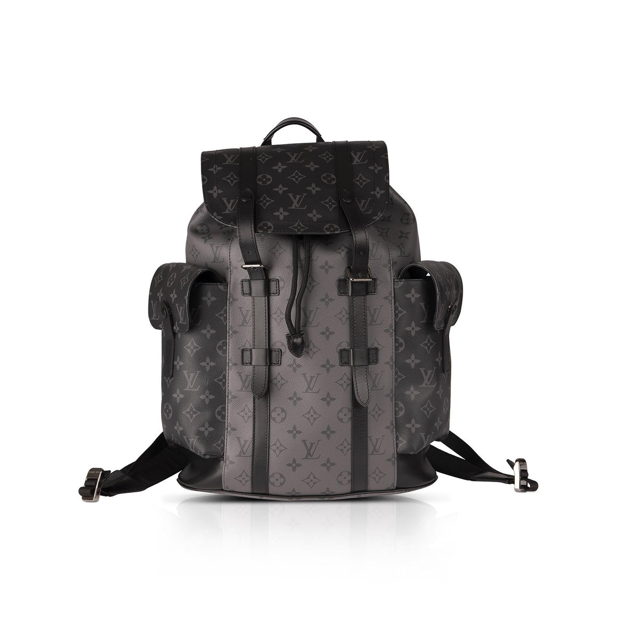 Louis Vuitton 2020 Monogram Eclipse Christopher PM Backpack