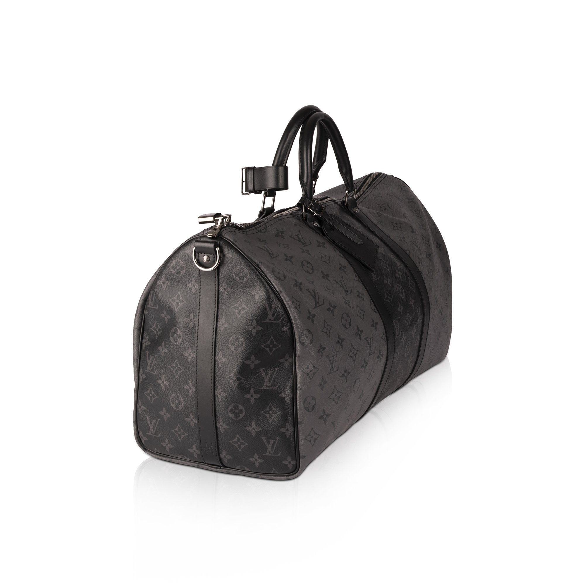 Louis Vuitton 2020 Monogram Eclipse Reverse Keepall Bandouliere 50