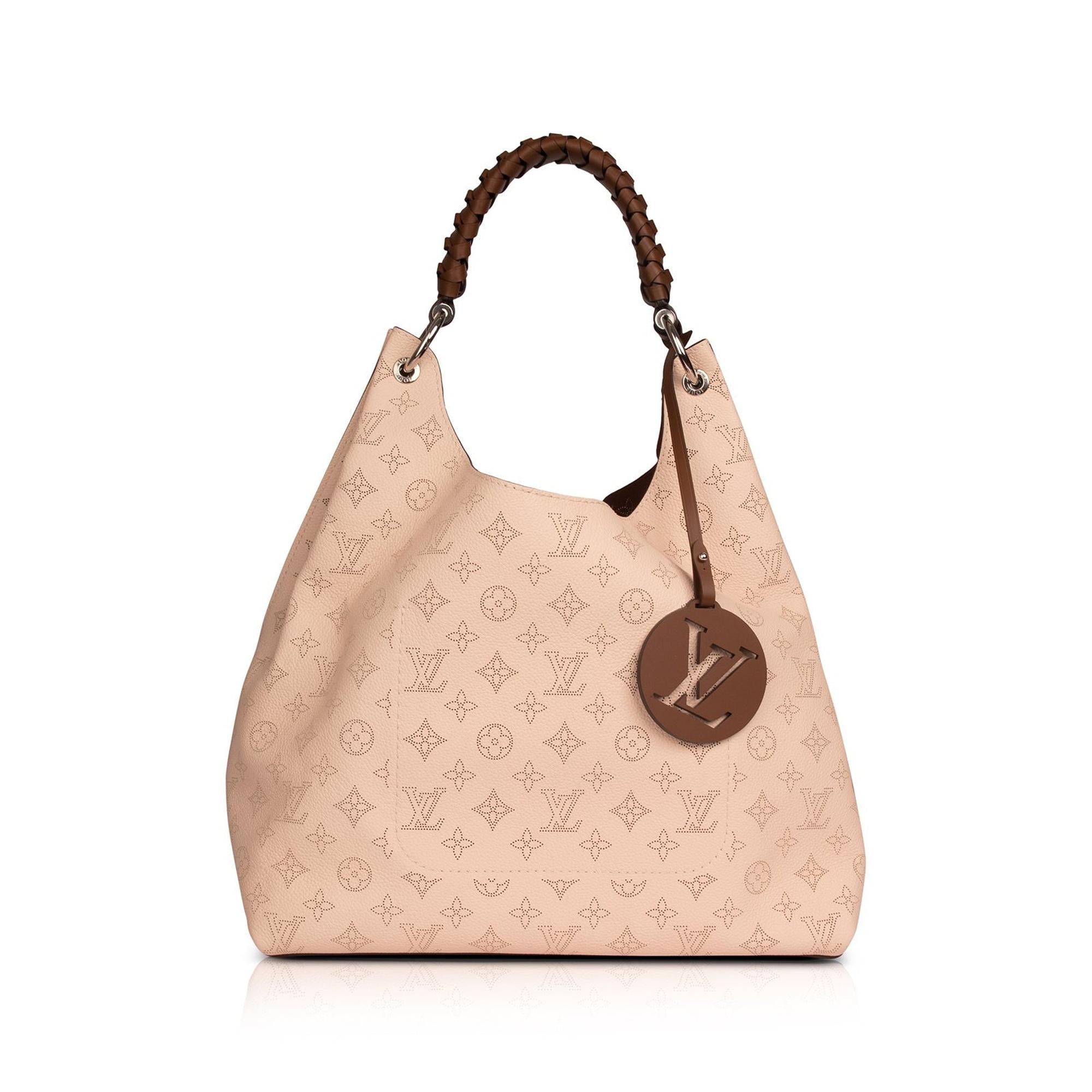 Louis Vuitton 2020 Monogram Mahina Carmel Hobo