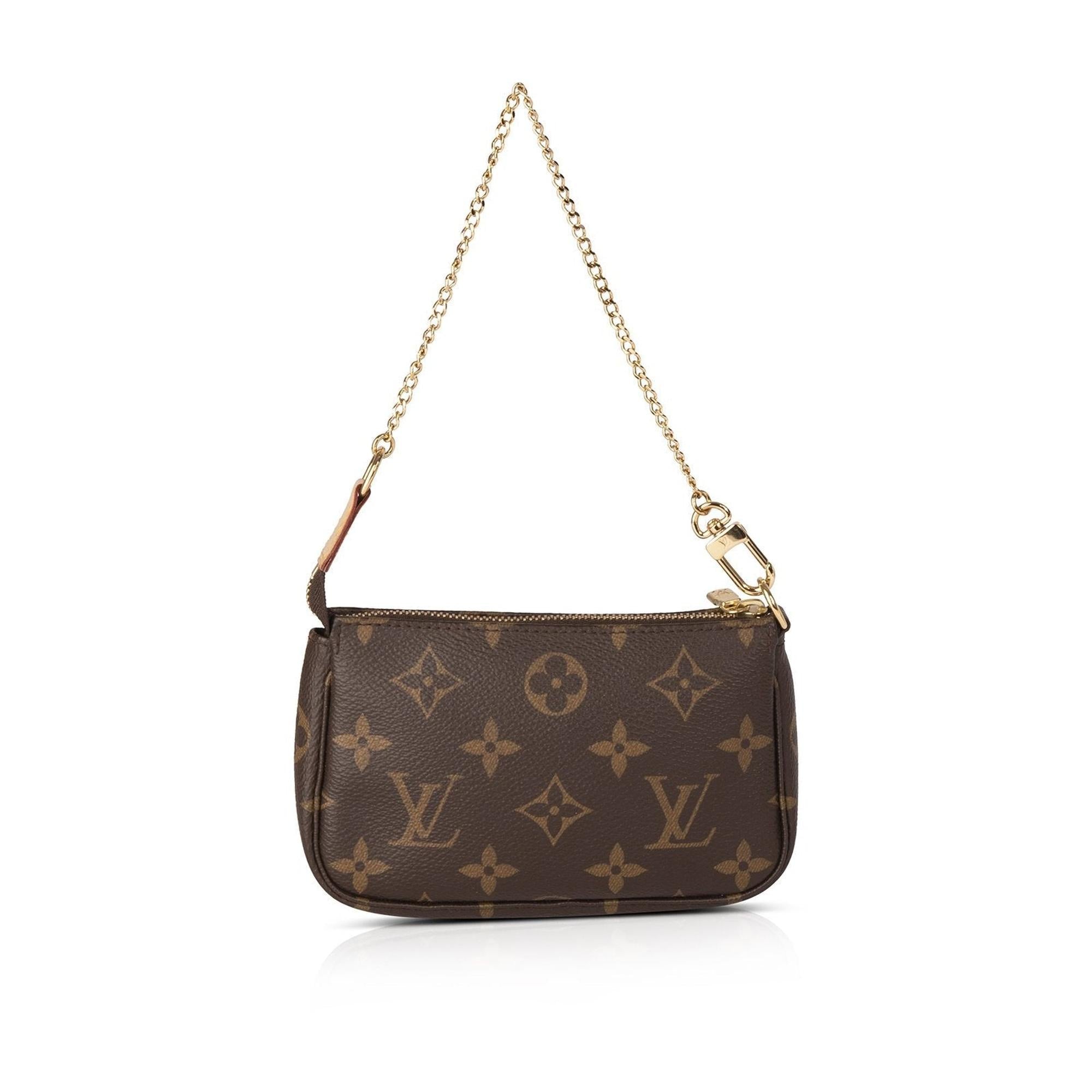 Louis Vuitton 2020 Monogram Mini Pochette Accessories w/ Box