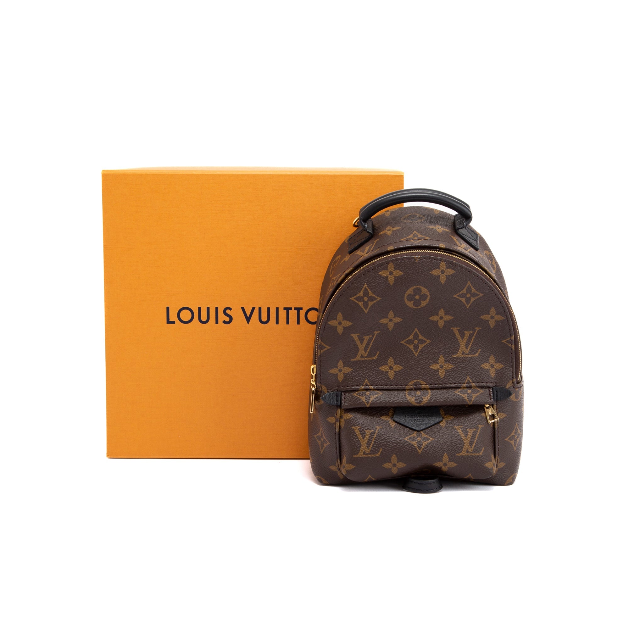 Louis Vuitton 2020 Monogram Palm Springs Mini Backpack w/ Box
