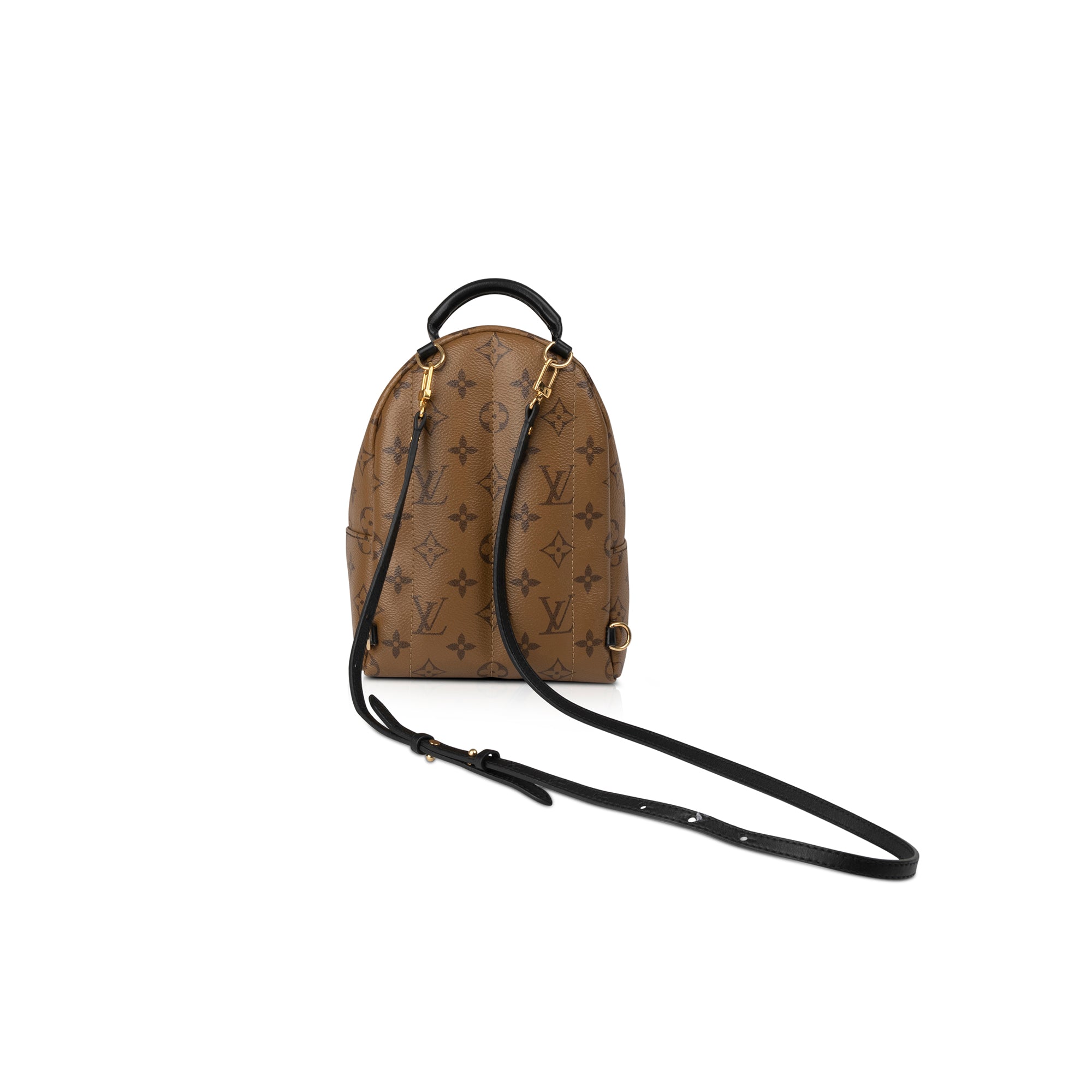 Louis Vuitton 2020 Monogram Reverse Palm Springs Mini Backpack - Missing a Strap