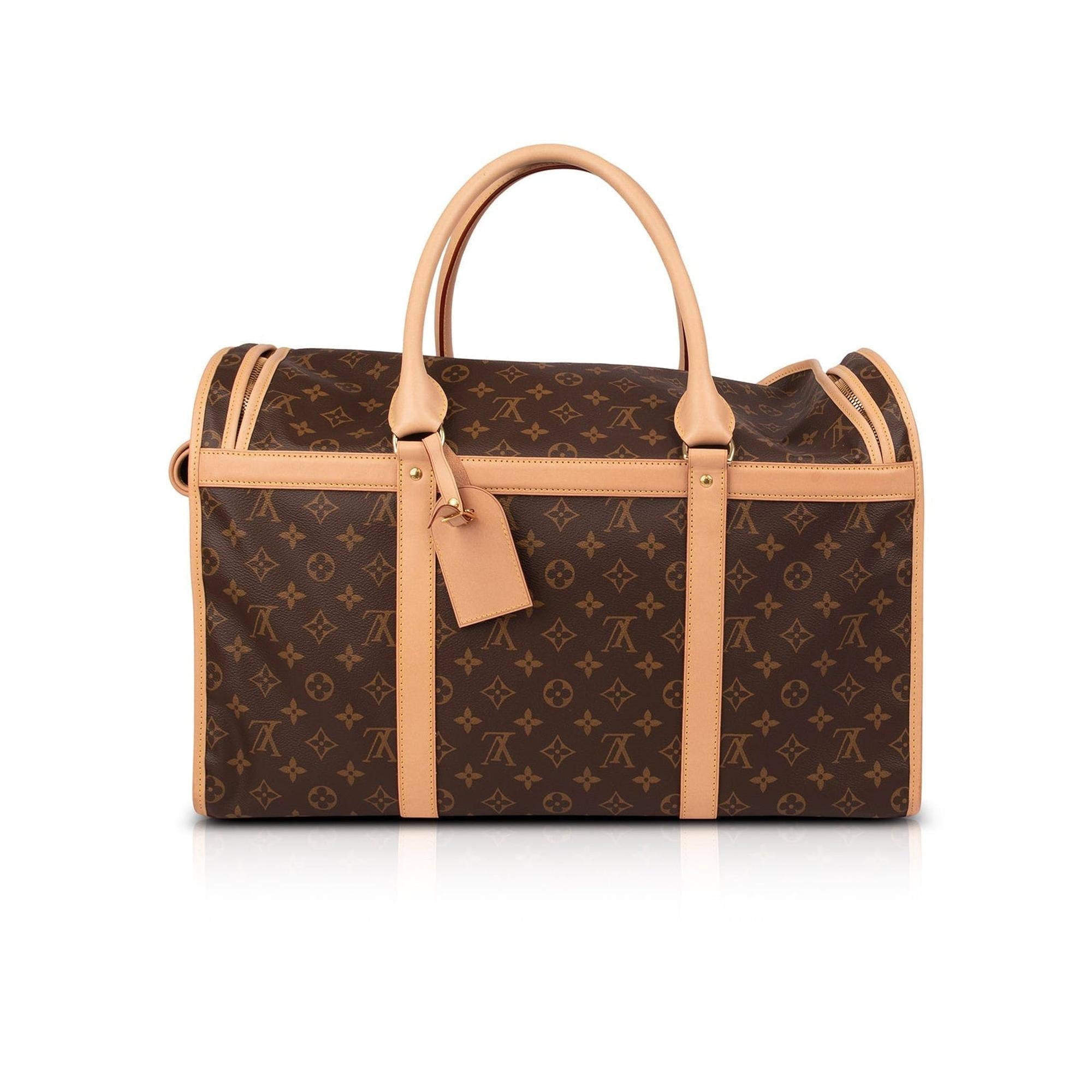 Louis Vuitton 2020 Monogram Sac Chien 50 Pet Carrier