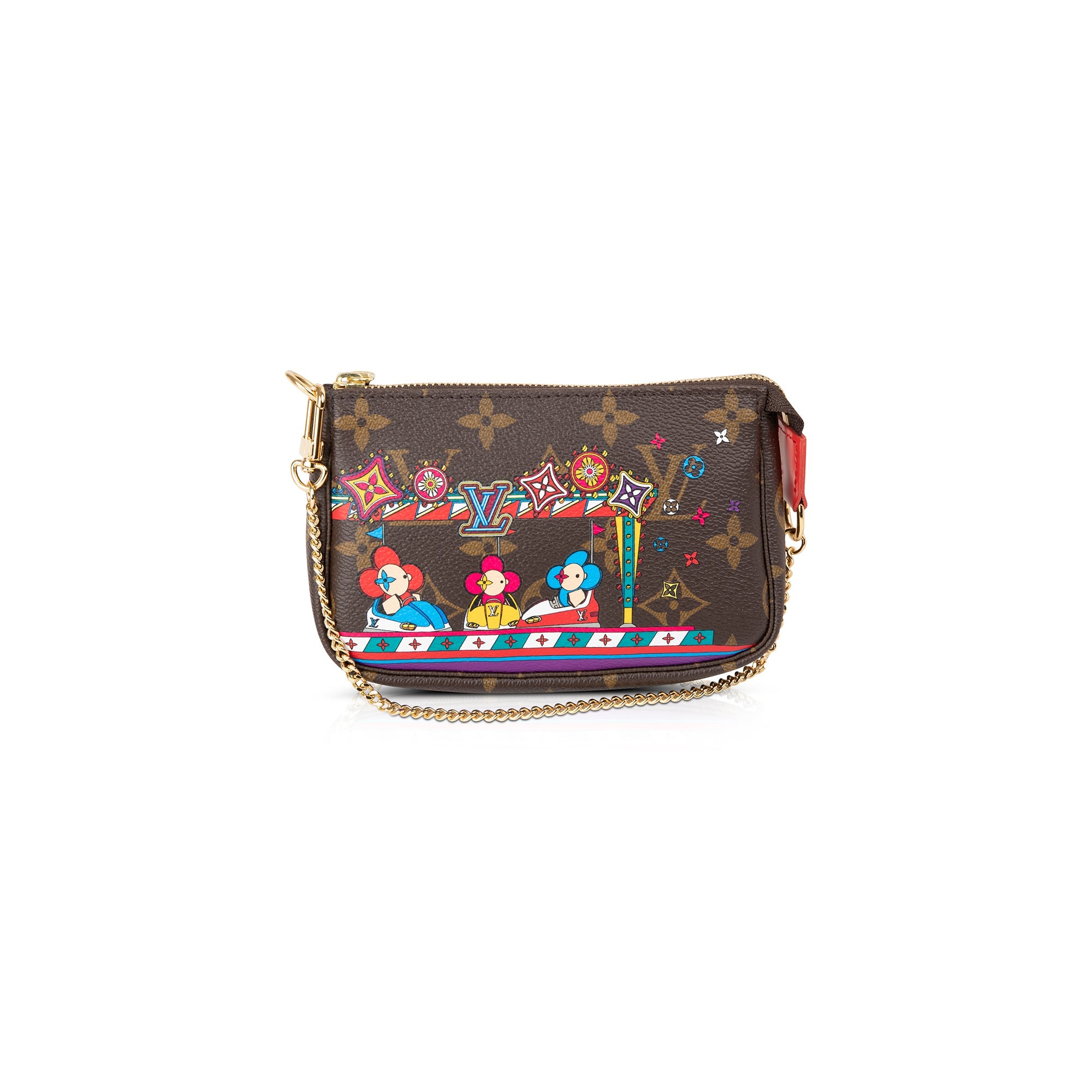 Louis Vuitton 2020 Monogram Vivienne Animation Mini Pochette Accessories w/ Box