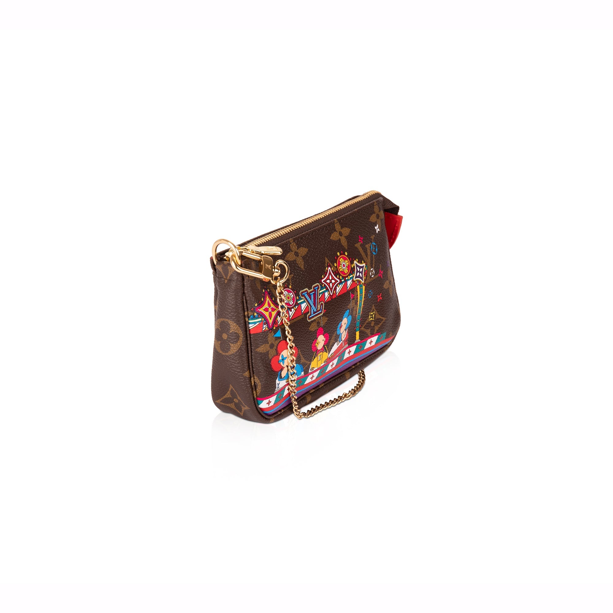 Louis Vuitton 2020 Monogram Vivienne Animation Mini Pochette Accessories w/ Box
