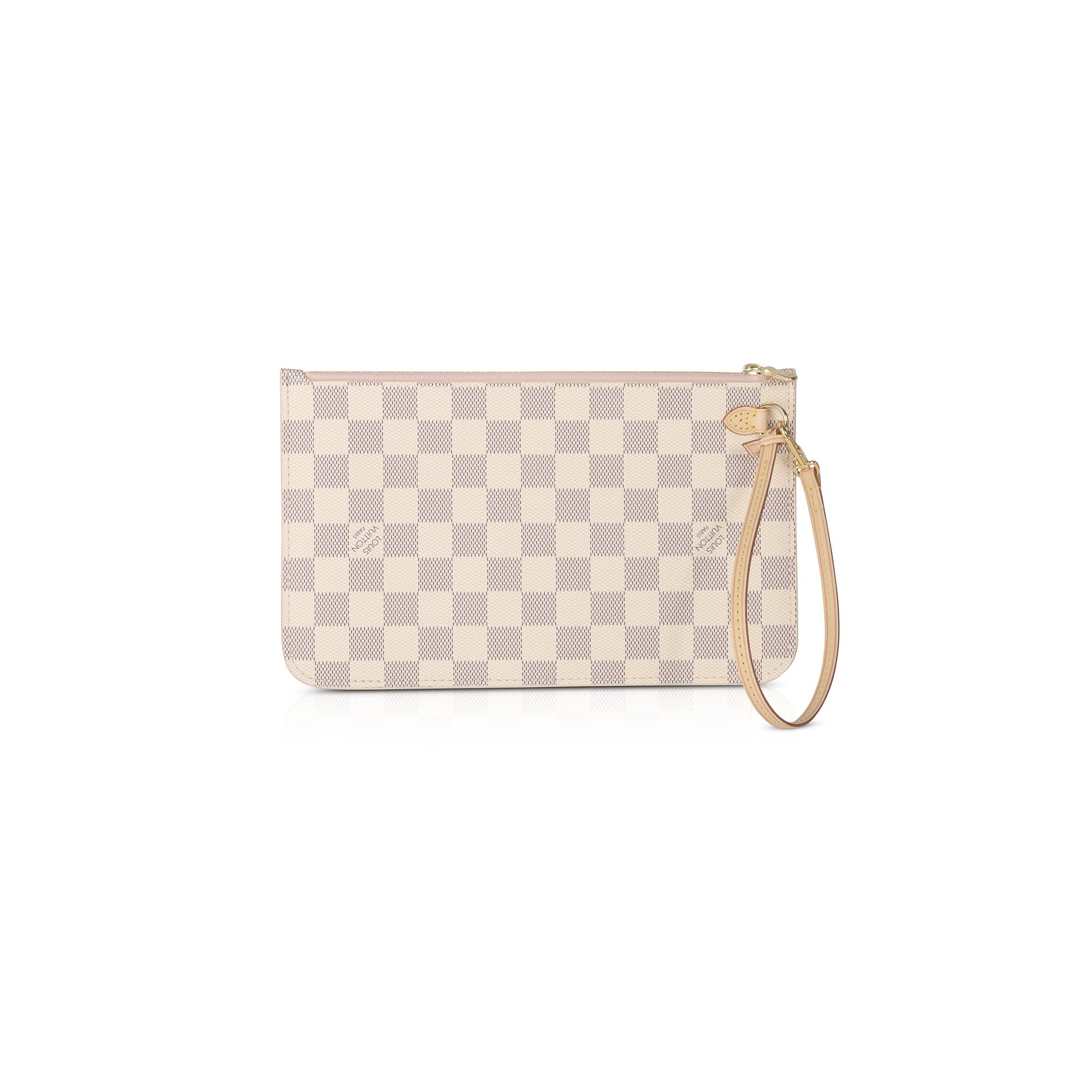 Louis Vuitton 2021 Damier Azur Neverfull Pochette w/ Box