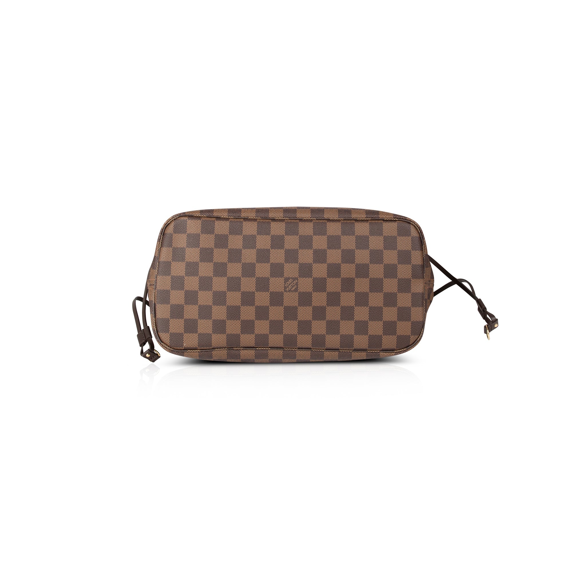 Louis Vuitton 2021 Damier Ebene Neverfull MM w/ Pouch w/ Box & Receipt