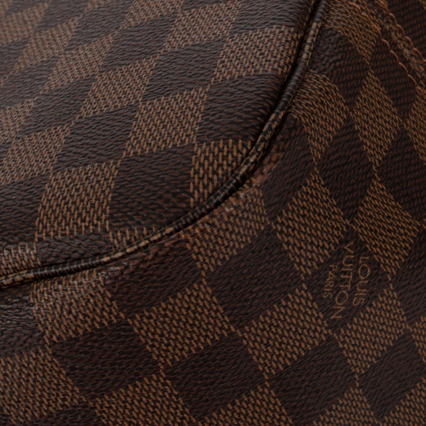 Louis Vuitton 2021 Damier Ebene Neverfull MM w/ Pouch w/ Box & Receipt