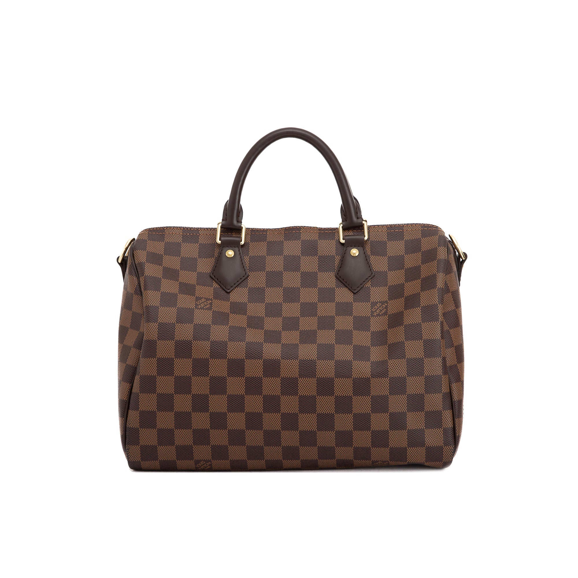 Louis Vuitton 2021 Damier Ebene Speedy Bandouliere 30 w/ Receipt