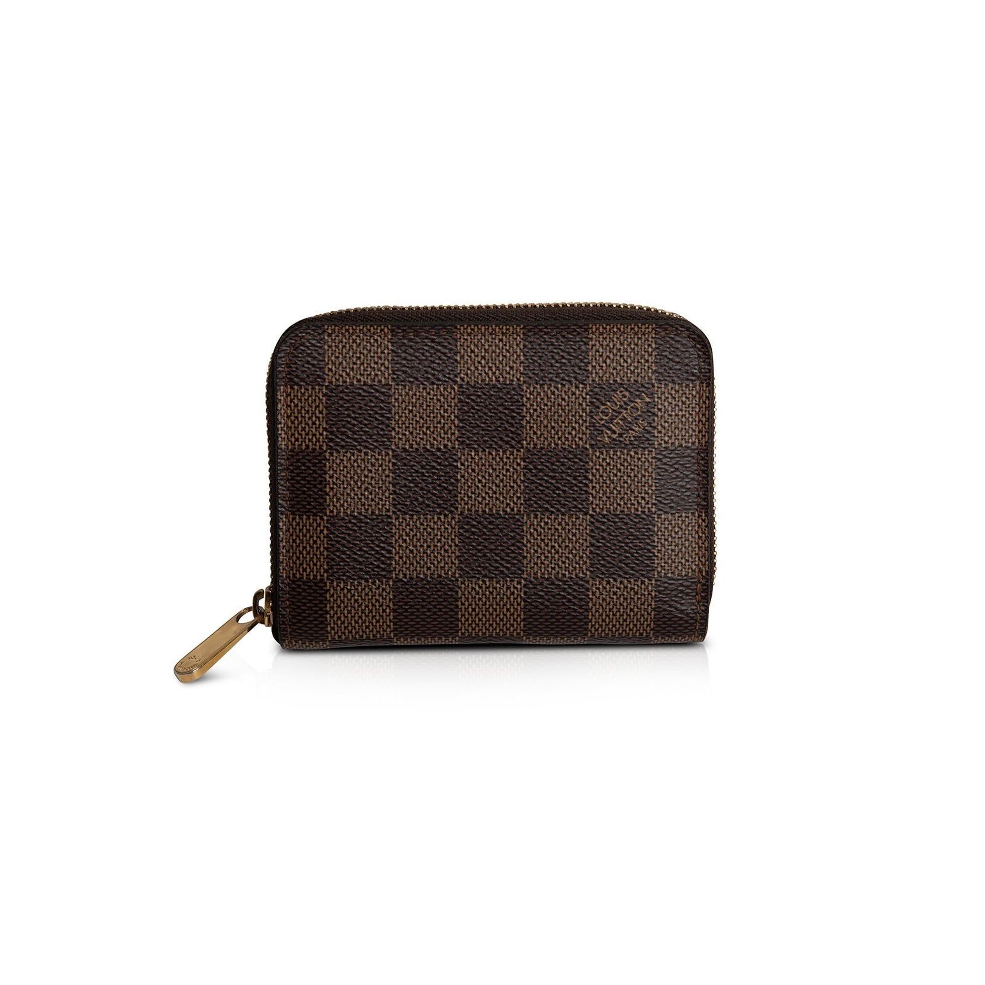 Louis Vuitton 2021 Damier Ebene Zippy Coin Purse