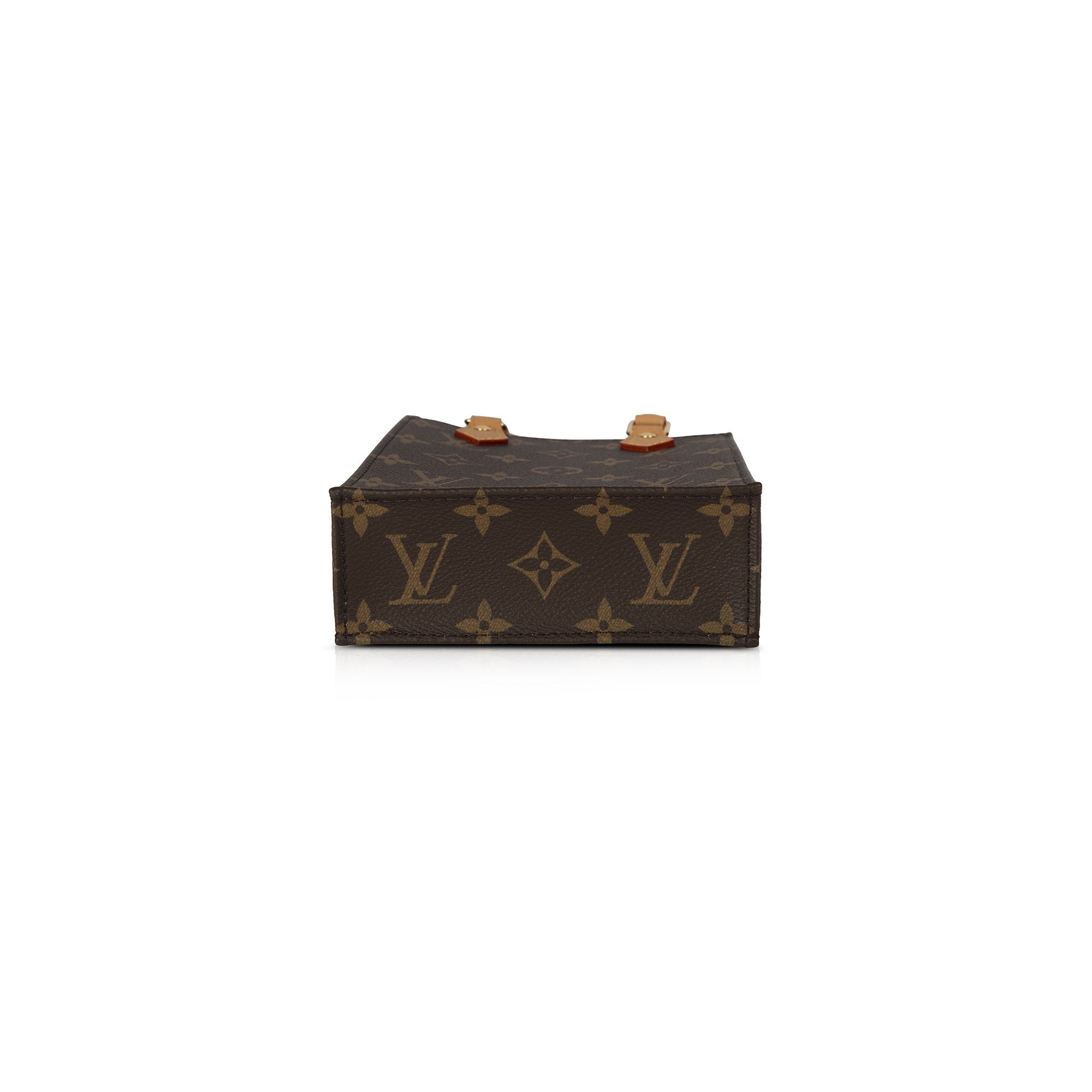 Louis Vuitton 2021 Monogram Petit Sac Plat w/ Box