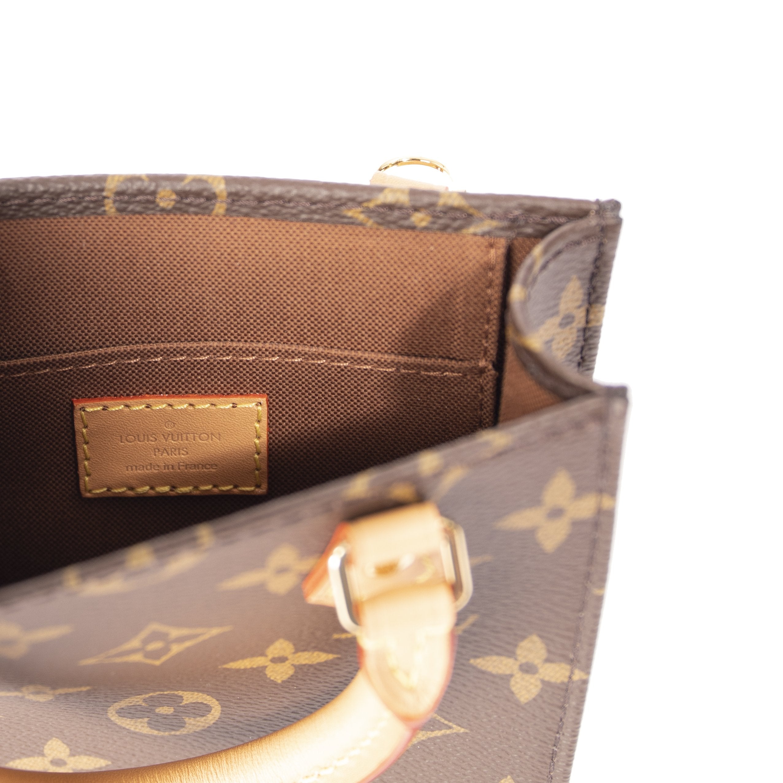 Louis Vuitton 2021 Monogram Petit Sac Plat w/ Box