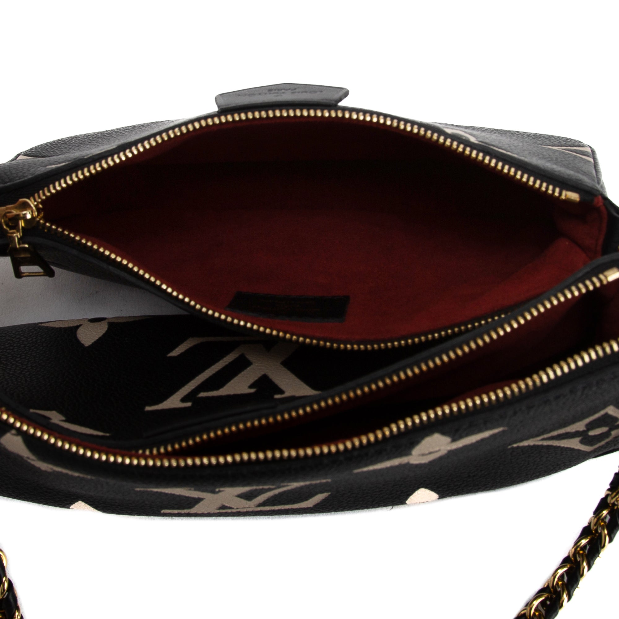 Louis Vuitton 2022 Bicolor Empreinte Leather Multi-Pochette Accessoires