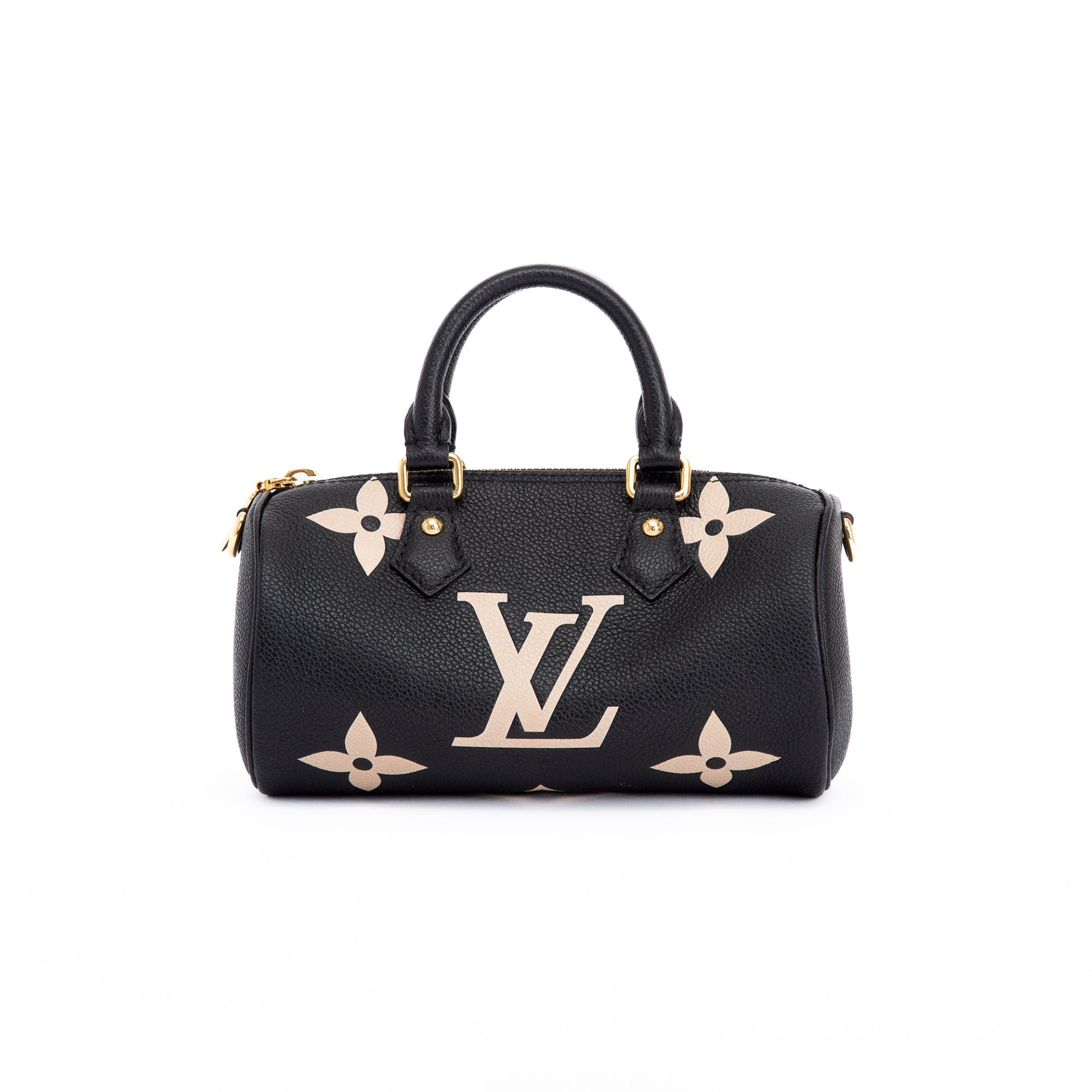 Louis Vuitton 2022 Bicolor Monogram Giant Empreinte Papillon BB w/ Box