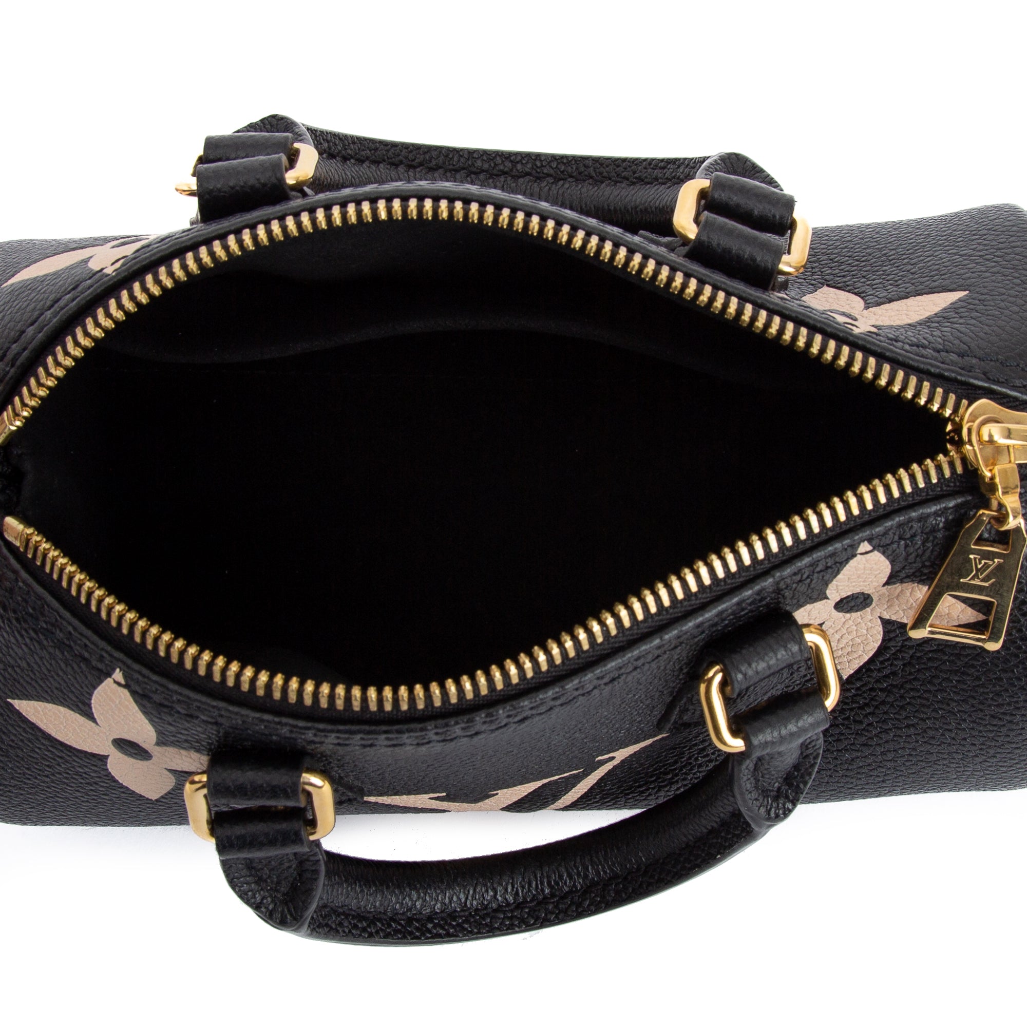 Louis Vuitton 2022 Bicolor Monogram Giant Empreinte Papillon BB w/ Box