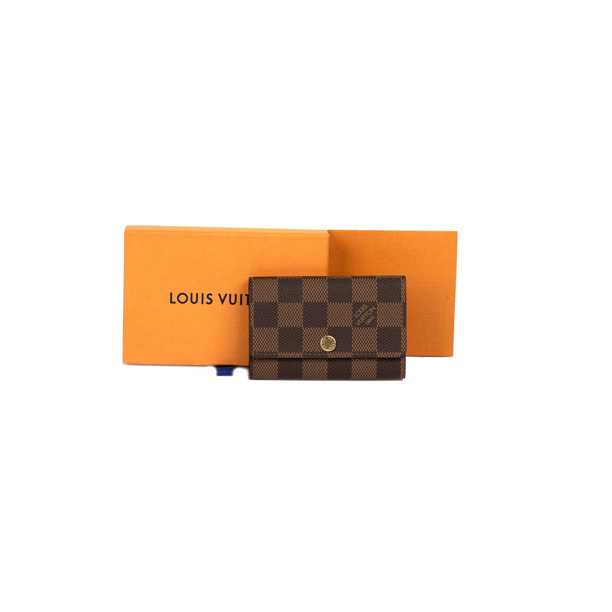 Louis Vuitton 2022 Damier Ebene 6 Key Holder w/ Box