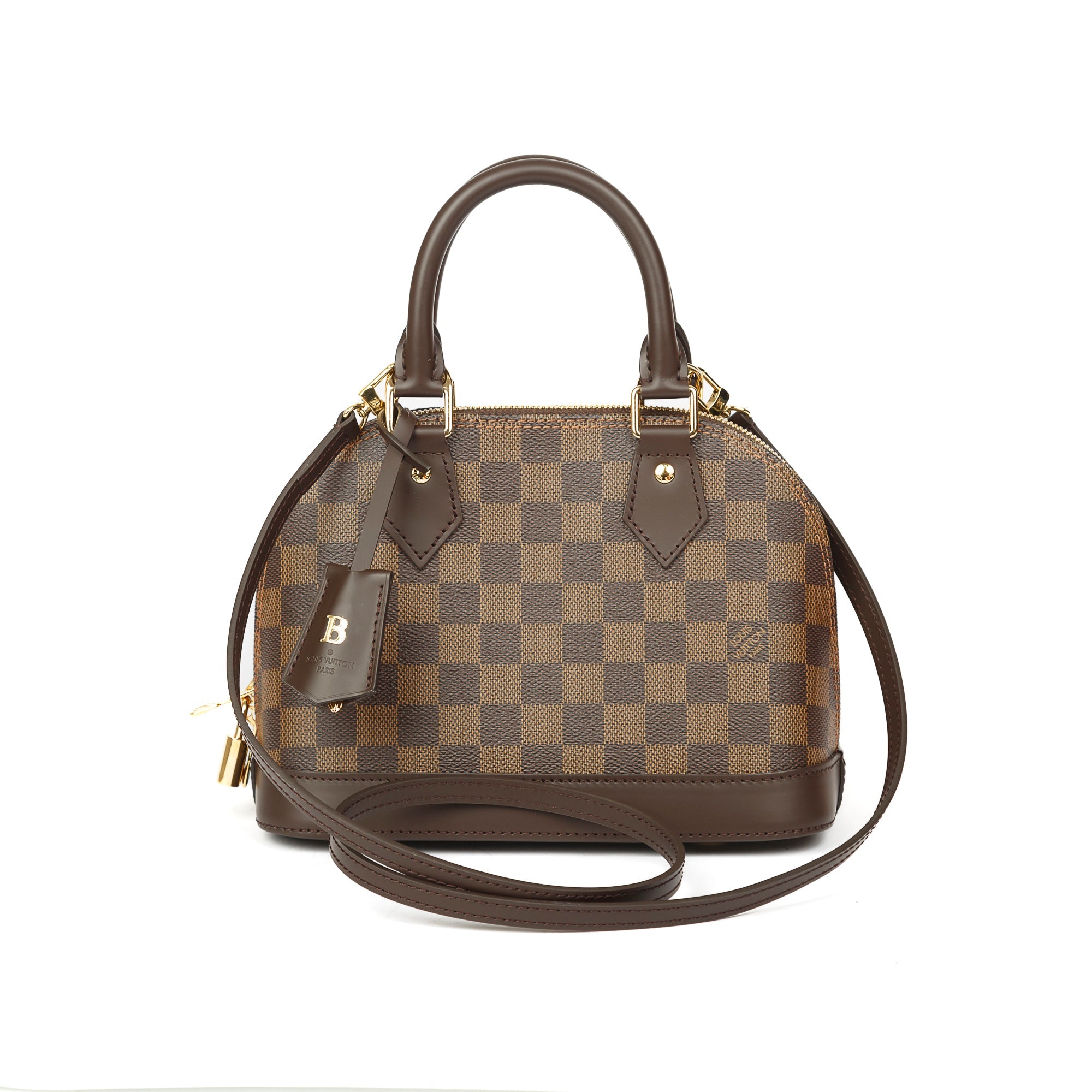 Louis Vuitton 2022 Damier Ebene Alma BB w/ Box & Receipt