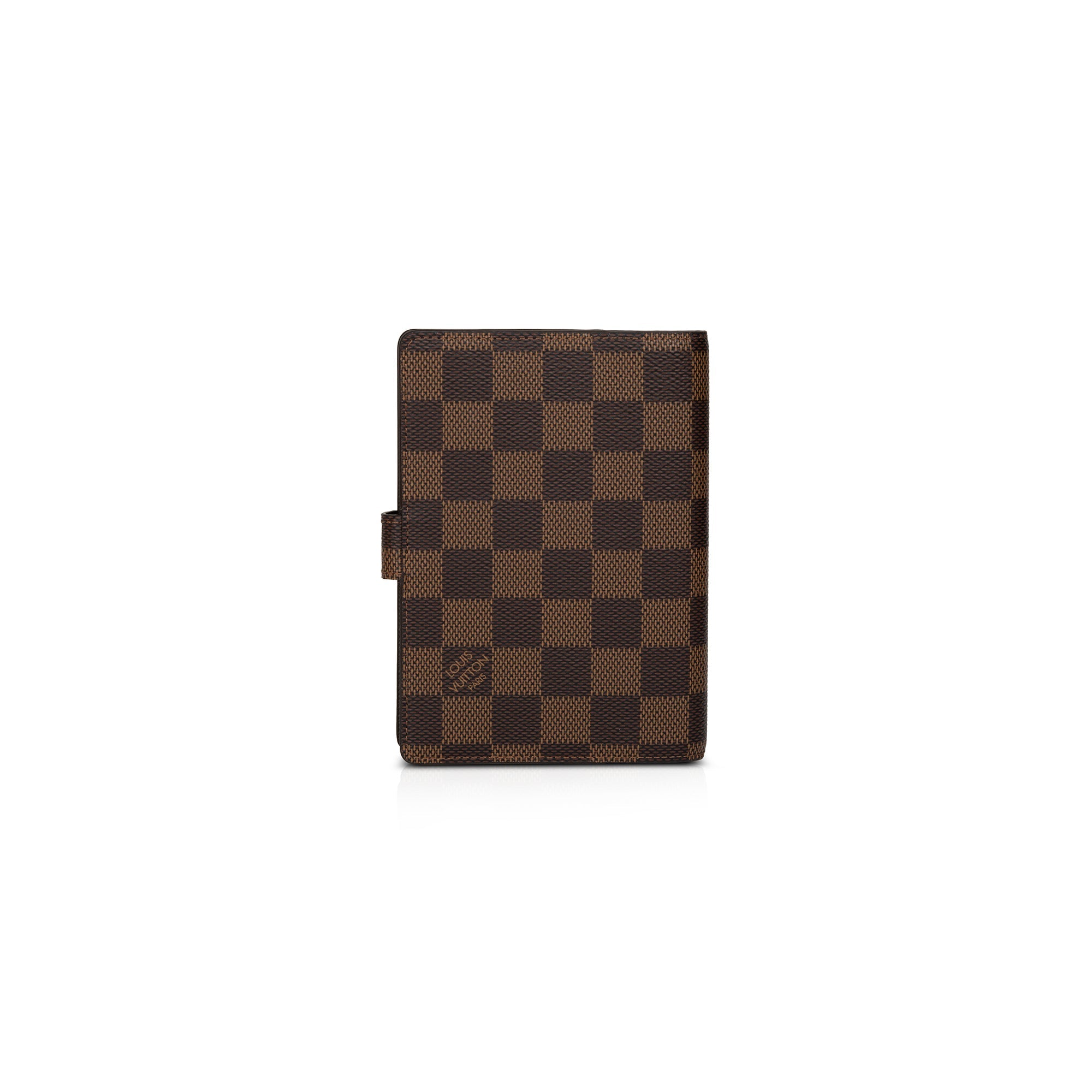 Louis Vuitton 2022 Damier Ebene Small Ring Agenda Cover w/ Box