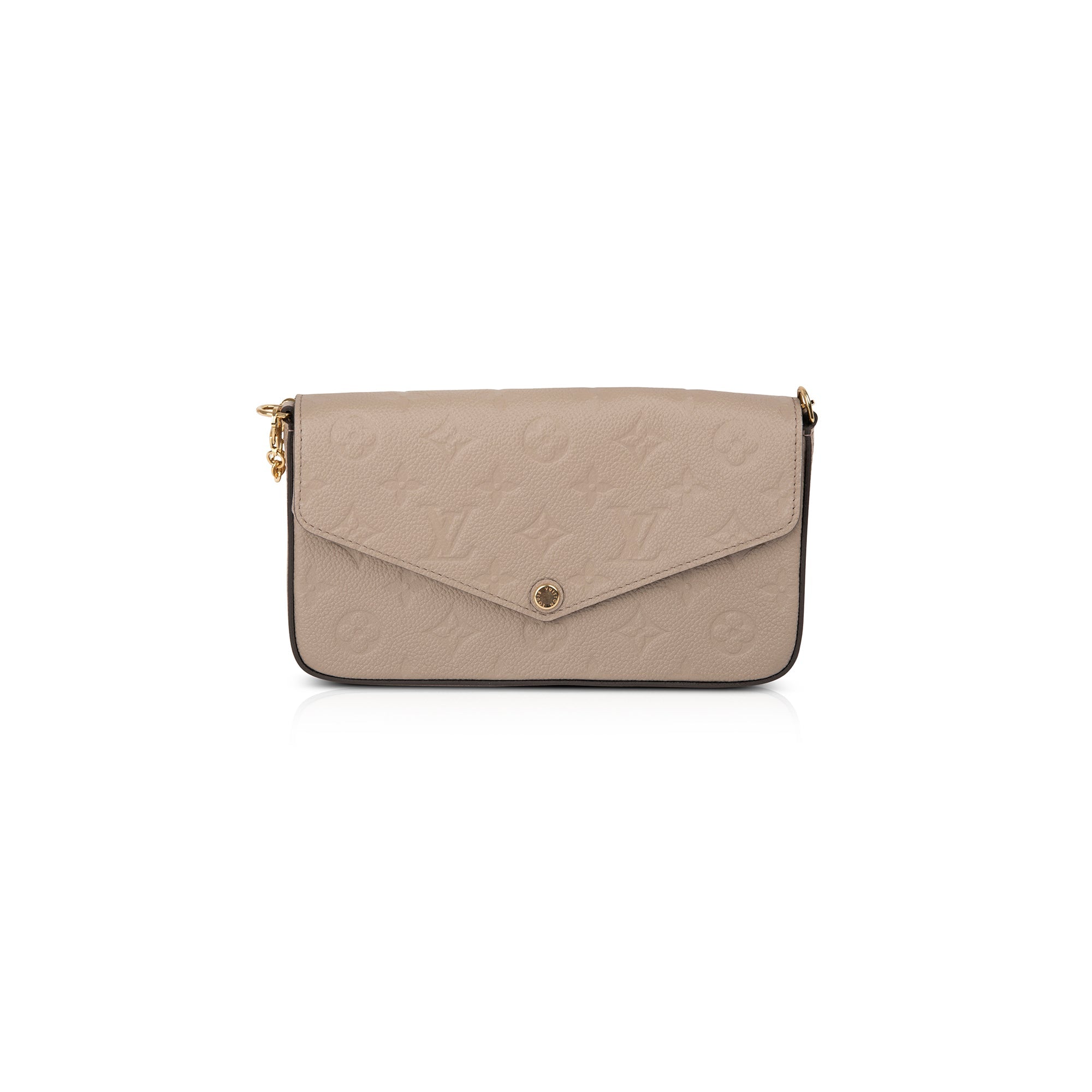 Louis Vuitton 2022 Monogram Empreinte Felicie Pochette Bag w/ Inserts & Receipt