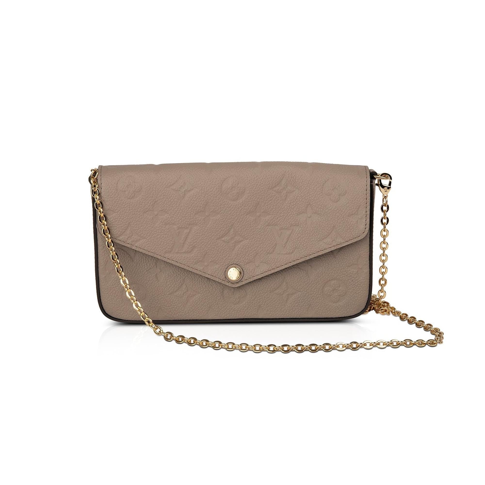 Louis Vuitton 2022 Monogram Empreinte Felicie Pochette Bag w/ Inserts & Receipt