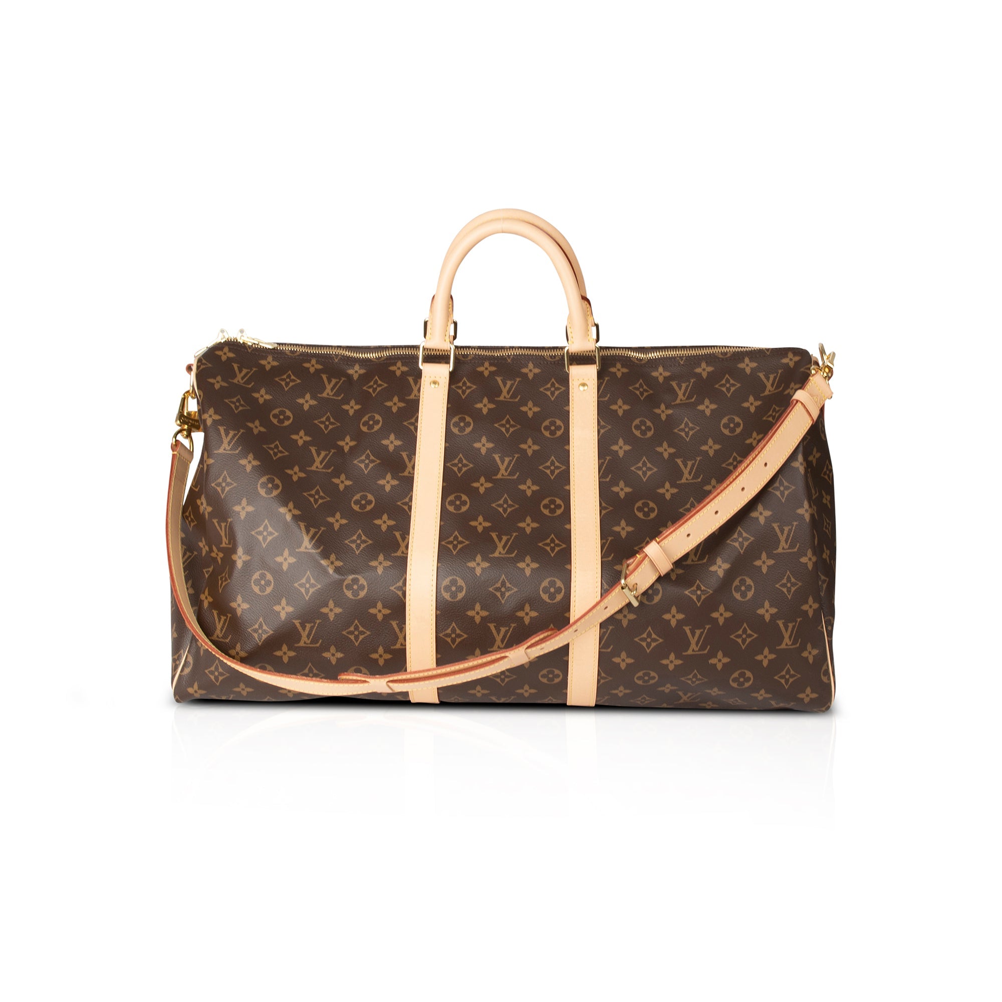 Louis Vuitton 2022 Monogram Keepall Bandoulière 55