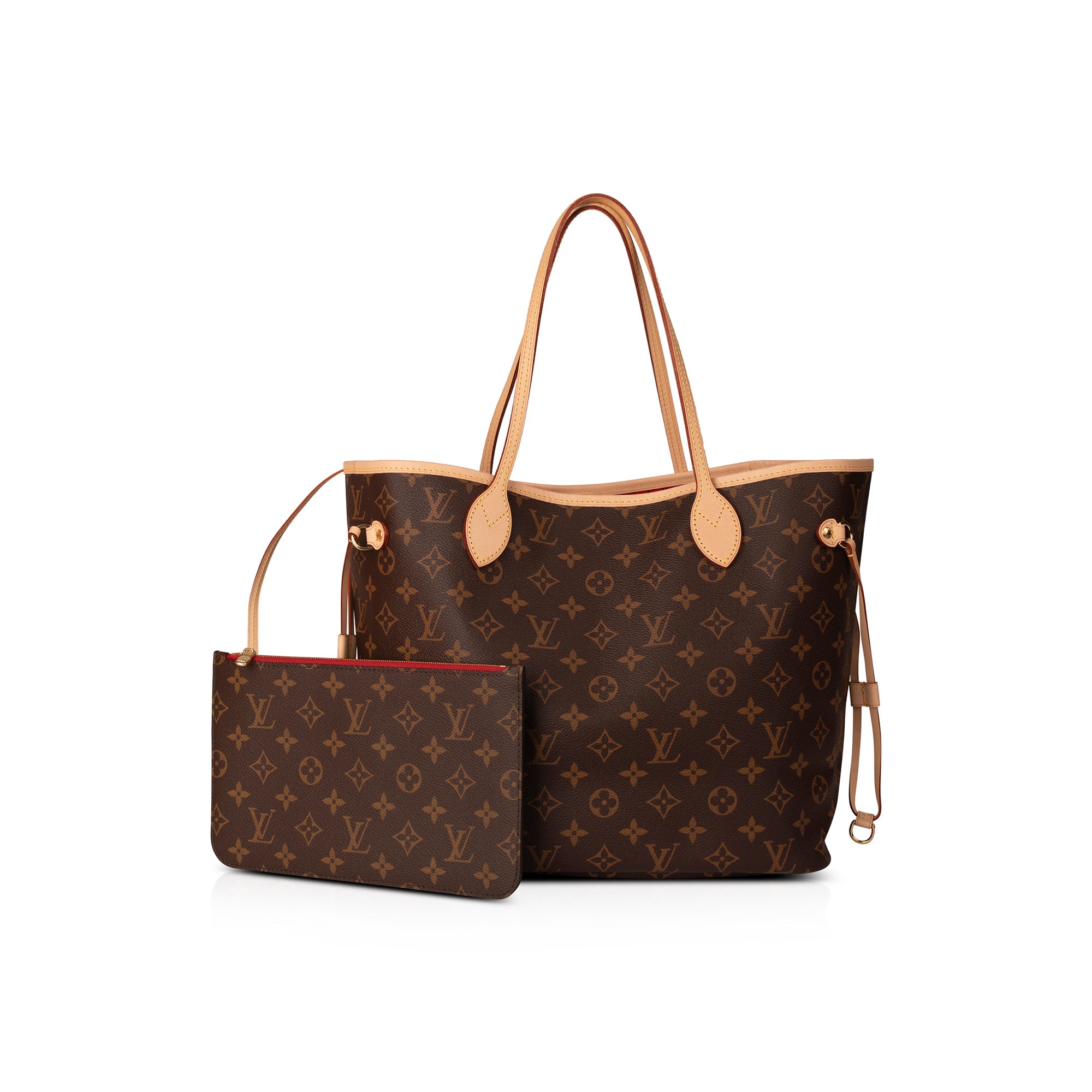 Louis Vuitton 2022 Monogram Neverfull MM w/ Pouch & Box