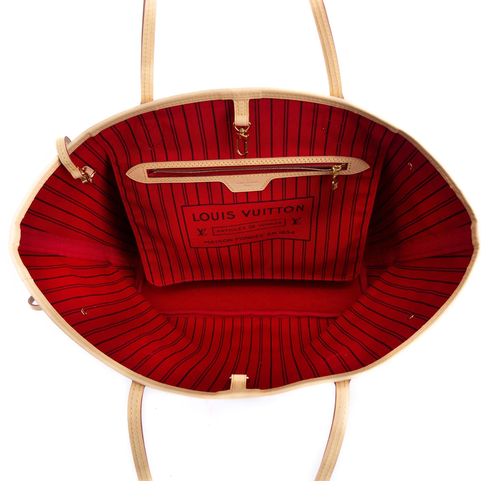 Louis Vuitton 2022 Monogram Neverfull MM w/ Pouch & Box